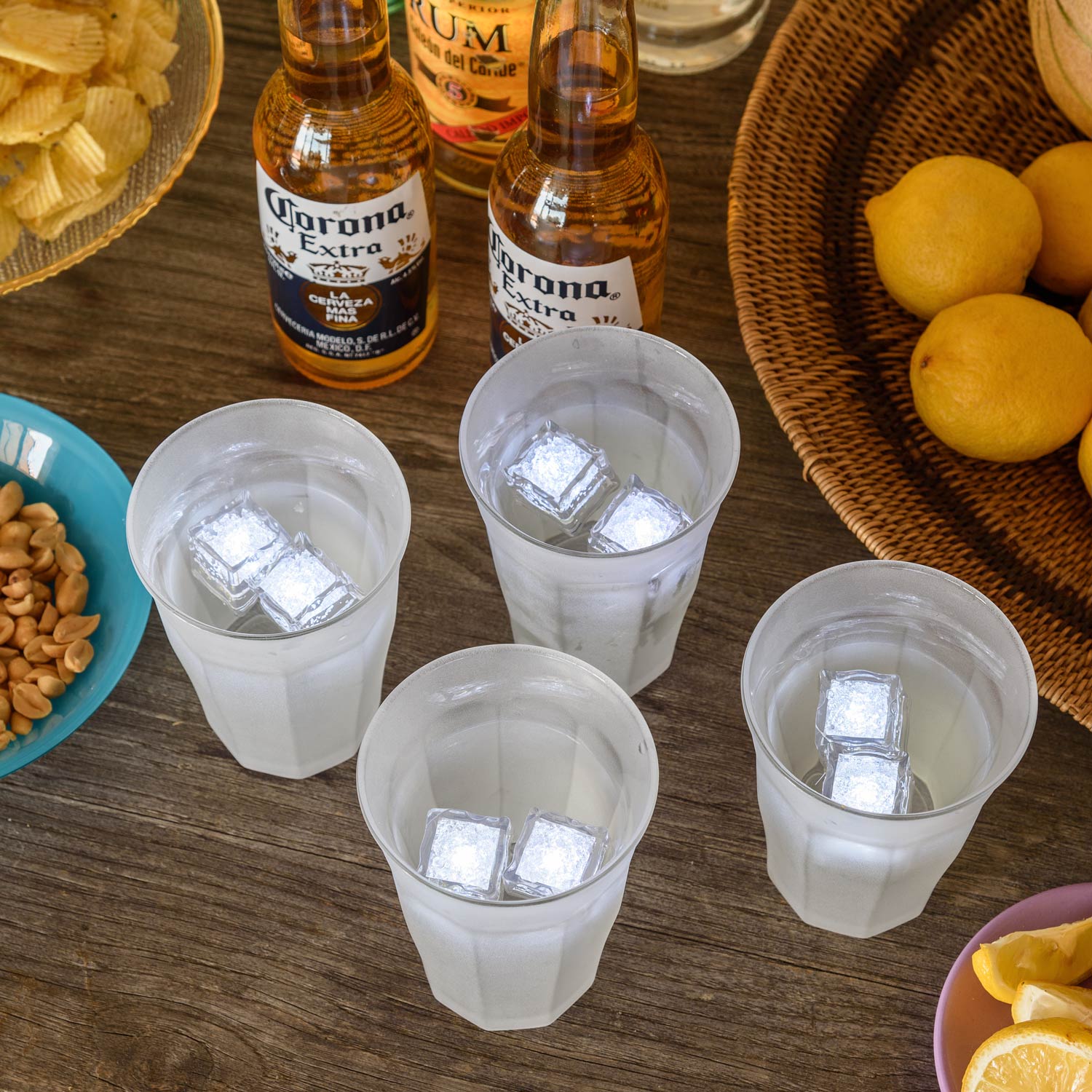 Set of 8 Floating Ice Cubes, White LEDs 3 Set of 8 Floating Ice Cubes, White LEDs 3