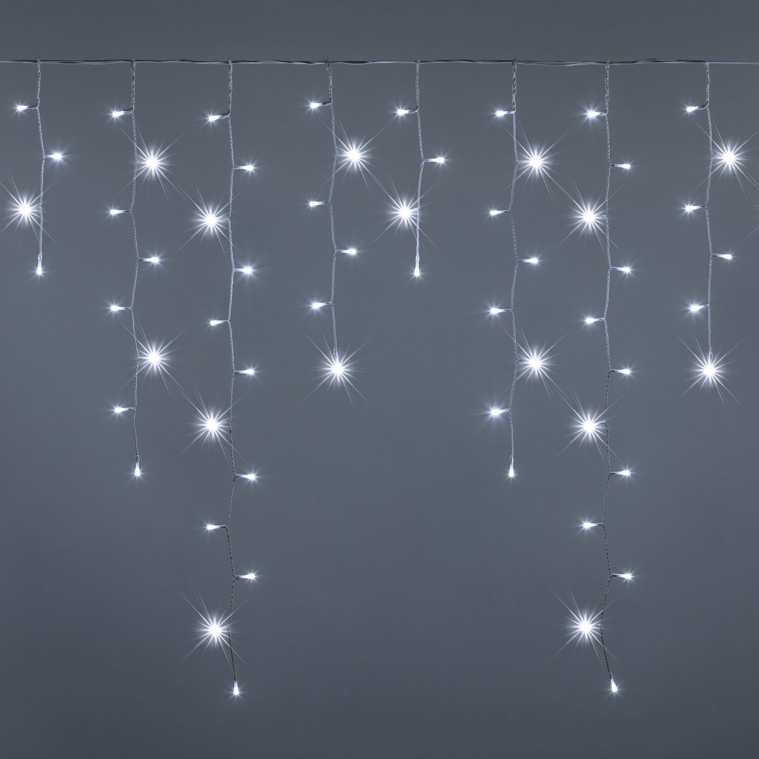 Stalattite 5,04 x h 96 cm, 270 MiniLED bianco freddo, cavo bianco Stalattite 5,04 x h 96 cm, 270 MiniLED bianco freddo, cavo bianco