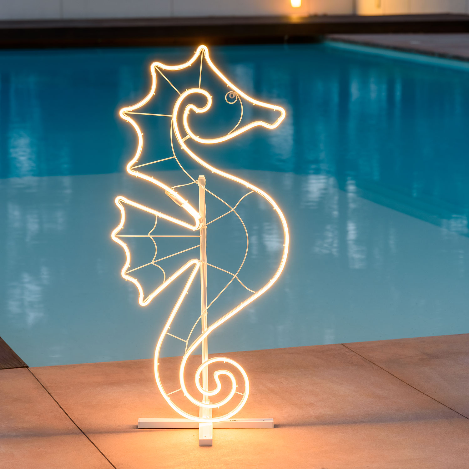 Seahorse Neon Lights SMD, h. 114 cm, 520 Leds Warm White Seahorse Neon Lights SMD, h. 114 cm, 520 Leds Warm White