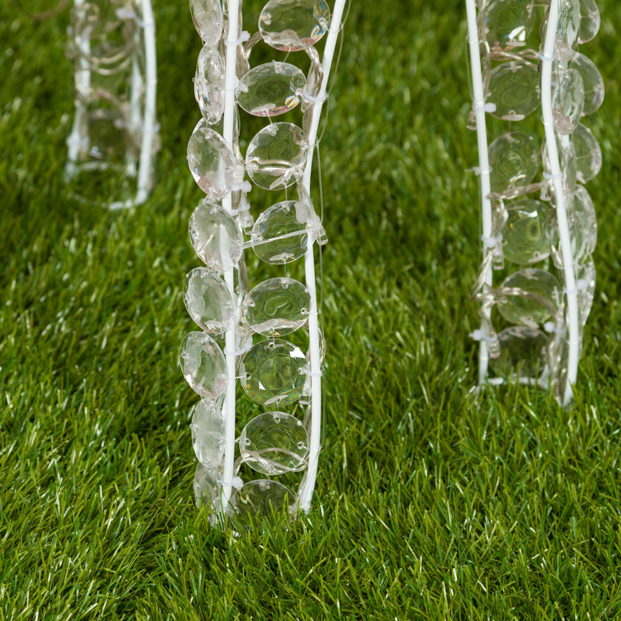 Acrylic Crystals Reindeer Christmas Figure, 250 Warm White LEDs 6 Acrylic Crystals Reindeer Christmas Figure, 250 Warm White LEDs 6