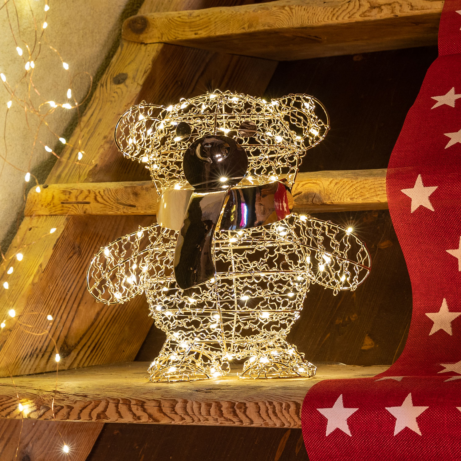 Orsetto Teddy Bear, h. 27 cm, led bianco caldo 7 Orsetto Teddy Bear, h. 27 cm, led bianco caldo 7