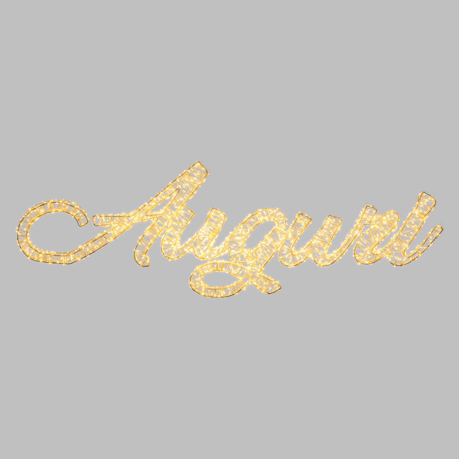 3D Leuchtschrift Auguri, 2000 MicroLEDs kalt- und warmweiß 5 3D Leuchtschrift Auguri, 2000 MicroLEDs kalt- und warmweiß 5