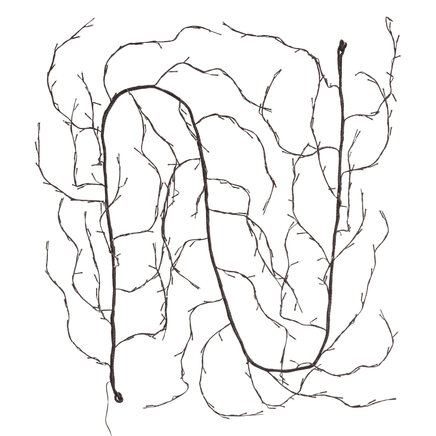 Branche marron h 3 m, 288 led blanc chaud 11 Branche marron h 3 m, 288 led blanc chaud 11