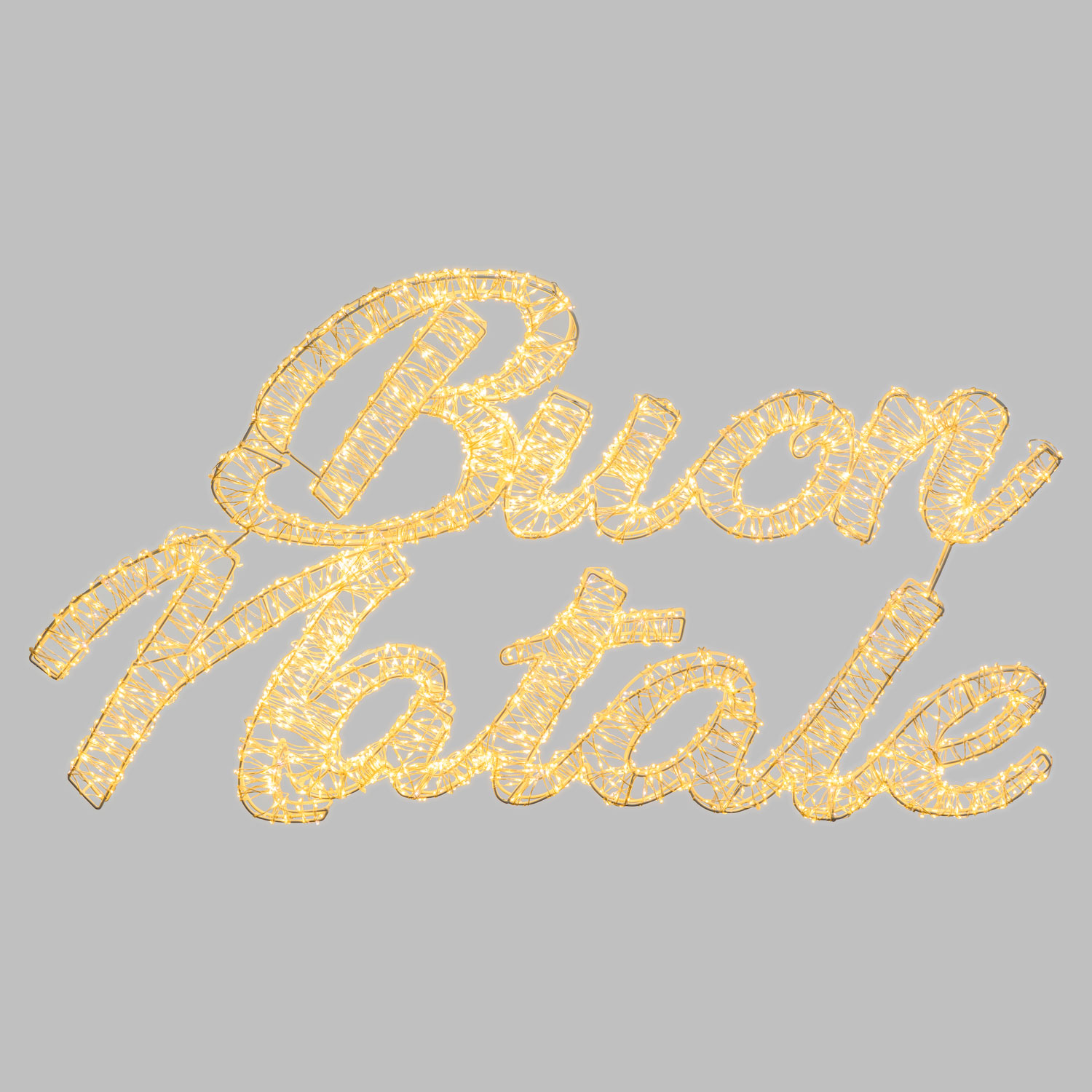 Scritta Buon Natale 3D, 102 x h 57 cm, 3200 microled bianco caldo e freddo, uso esterno 5 Scritta Buon Natale 3D, 102 x h 57 cm, 3200 microled bianco caldo e freddo, uso esterno 5