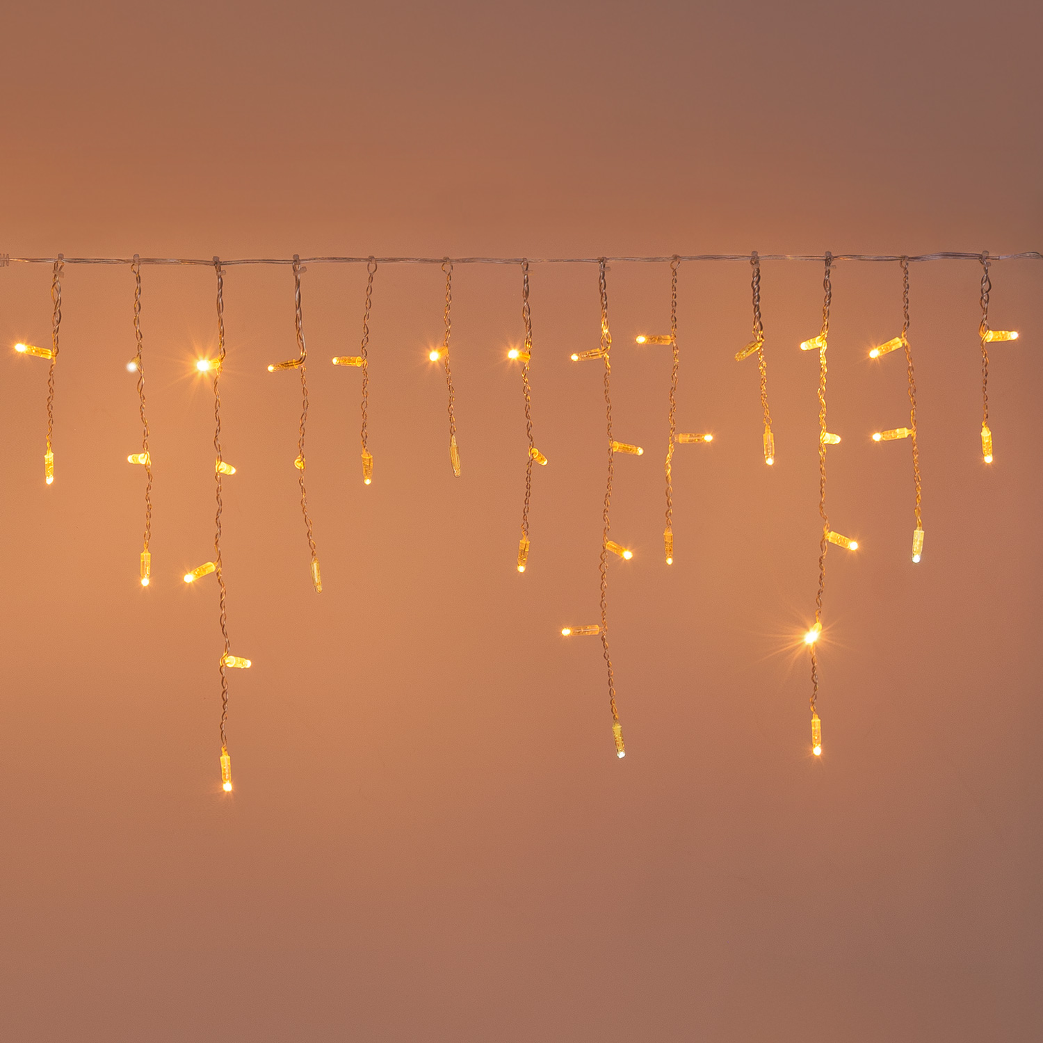 2 x h 0.5 m, Connect ProLine 36V Icicle light, 80 warm white maxiled, transparent cable, extendable 2 x h 0.5 m, Connect ProLine 36V Icicle light, 80 warm white maxiled, transparent cable, extendable