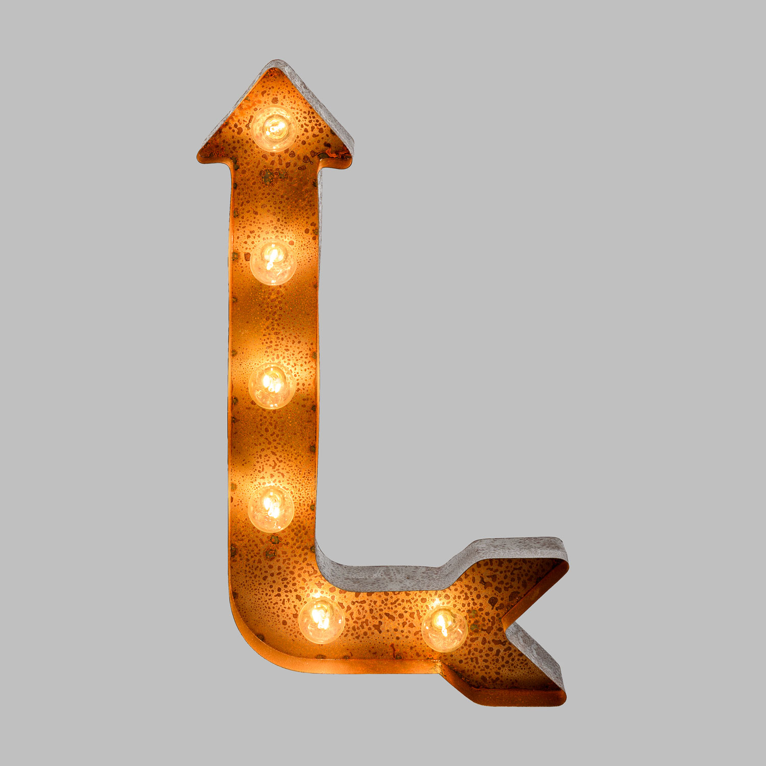 60 cm Brown Metal Arrow with 6 E14 Lamp Holders 5 60 cm Brown Metal Arrow with 6 E14 Lamp Holders 5