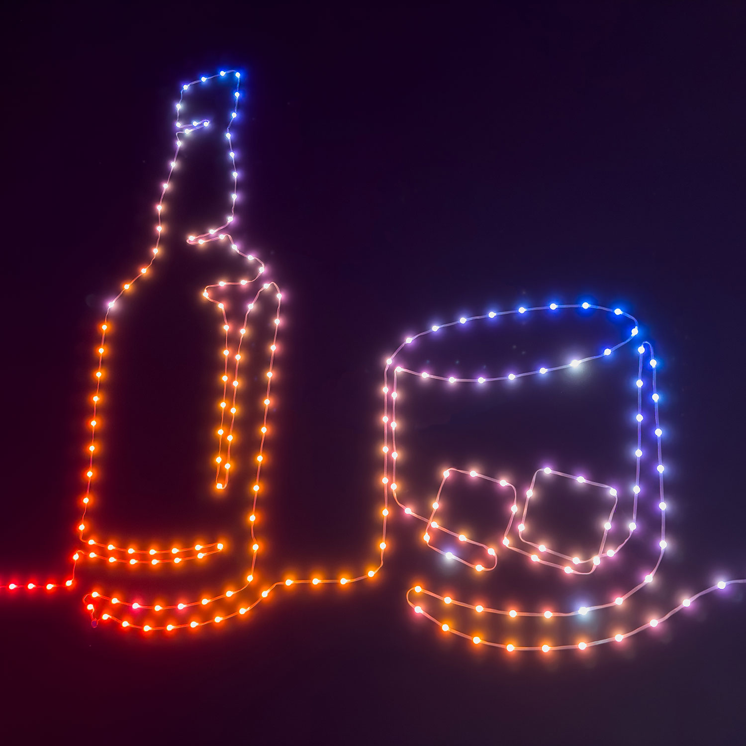 Twinkly Plus Dots Lichterkette 12,5 m, 250 PixelLEDs, RGB und warmweiß 8 Twinkly Plus Dots Lichterkette 12,5 m, 250 PixelLEDs, RGB und warmweiß 8