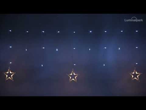 Estalactita con estrellas, h 0,8 m, led blanco cálido y blanco frío 2 Estalactita con estrellas, h 0,8 m, led blanco cálido y blanco frío 2