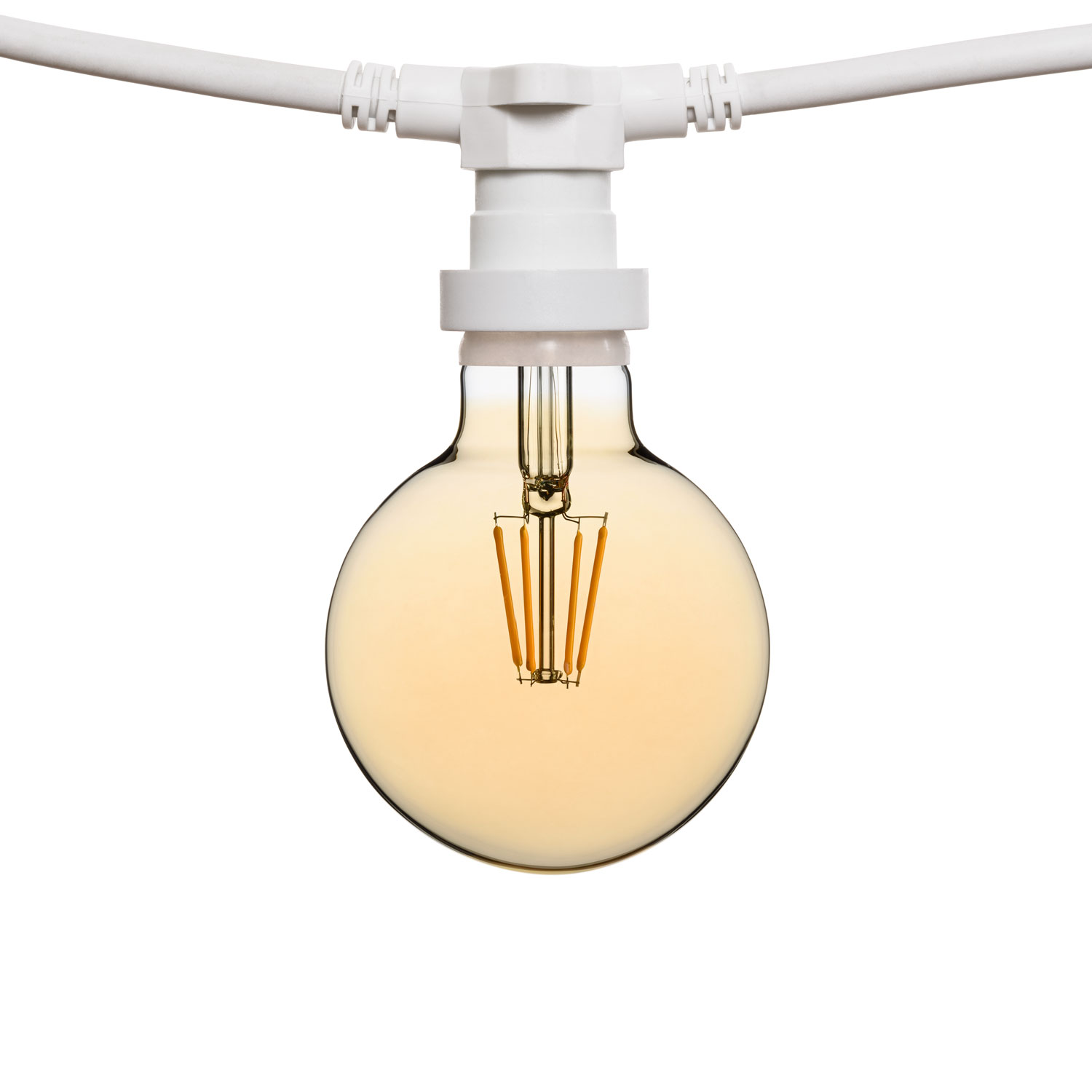 Guirlande Guinguette 5 m avec ampoules globe led 8 Watt Ø 95 mm, dimmables 6 Guirlande Guinguette 5 m avec ampoules globe led 8 Watt Ø 95 mm, dimmables 6