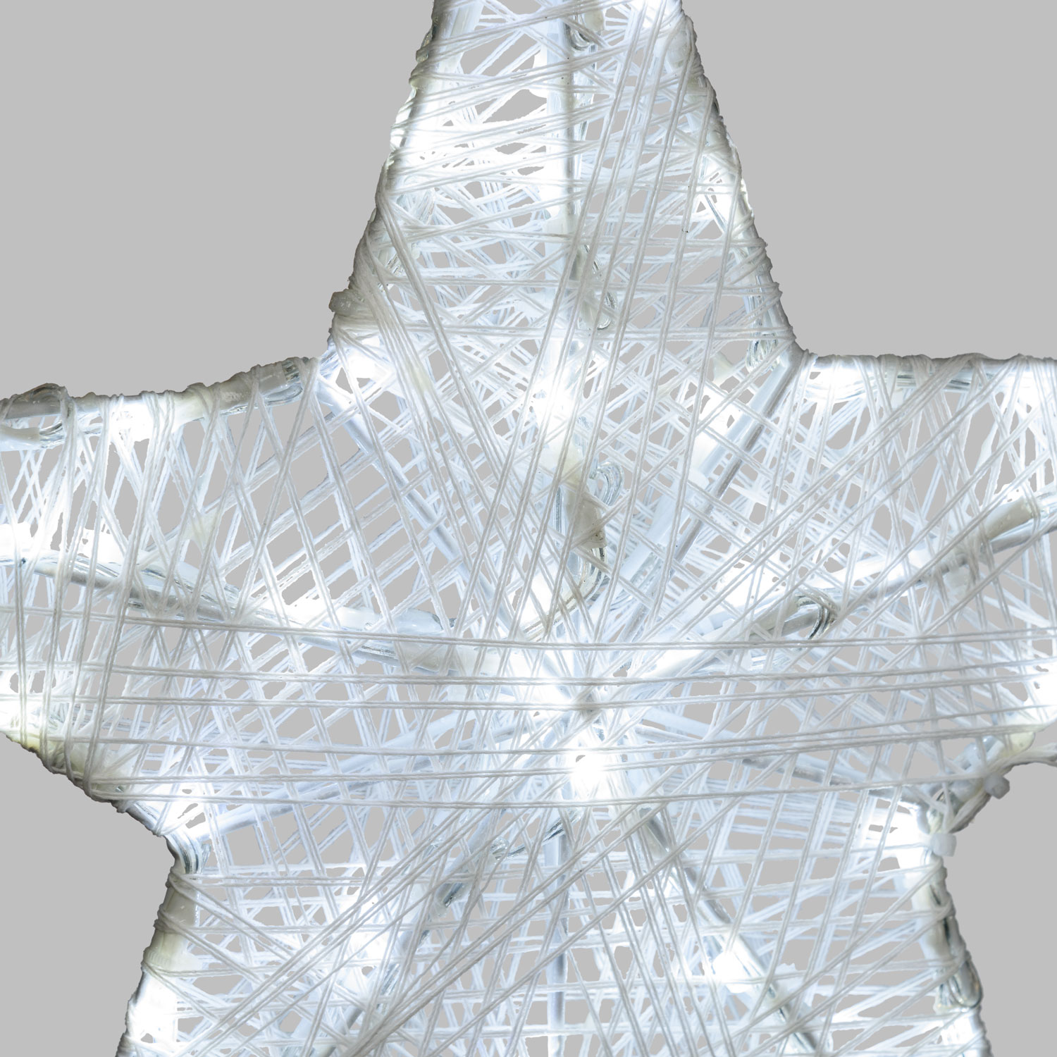 Weißer 3D-Stern Ø 35 cm, 60 Dual Color LED warmweiß und kaltweiß
 14 Weißer 3D-Stern Ø 35 cm, 60 Dual Color LED warmweiß und kaltweiß
 14