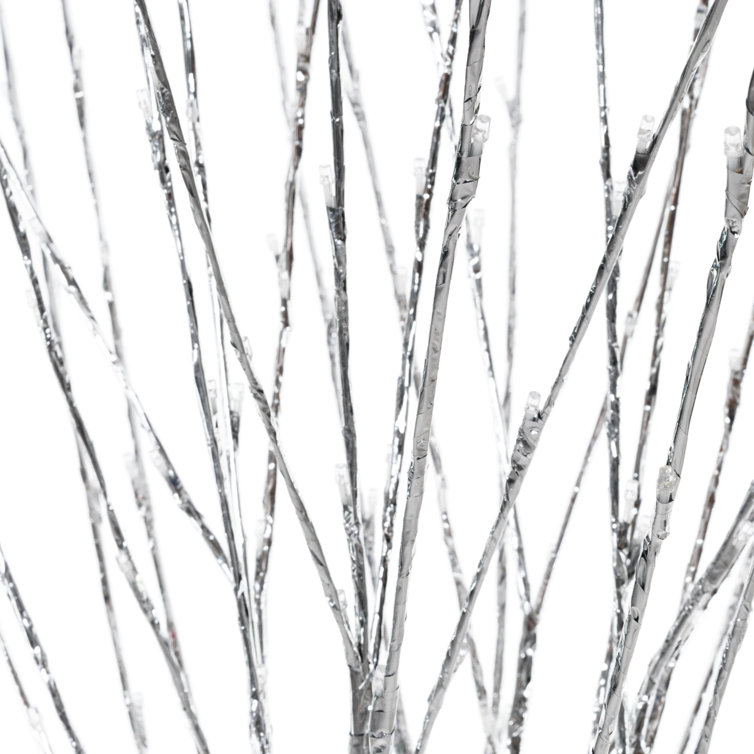 Branche lumineuse argentée, 288 led blanc froid (188 cm) 3 Branche lumineuse argentée, 288 led blanc froid (188 cm) 3