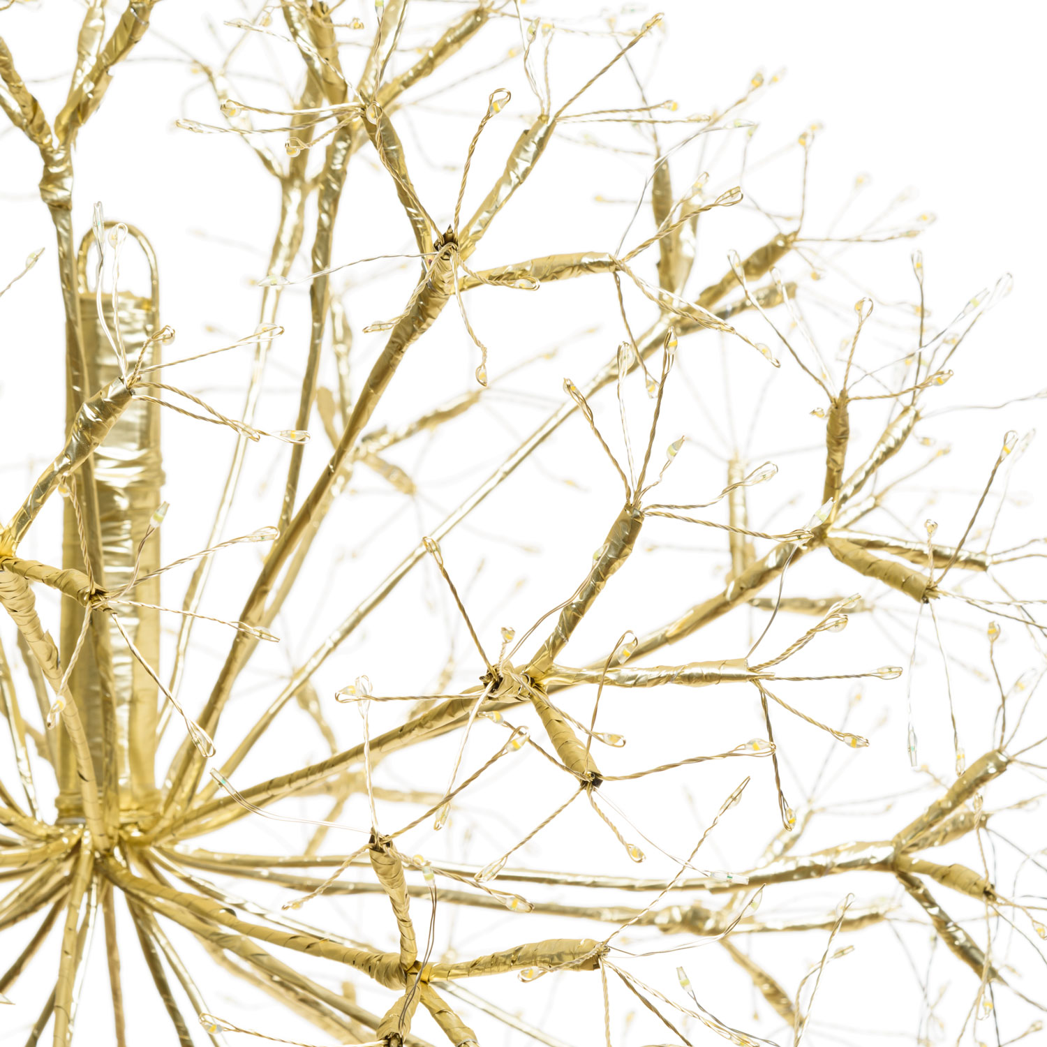 Esfera RICCO con ramas champagne, Ø 50 cm, 912 microled blanco cálido y blanco frío, uso interior 5 Esfera RICCO con ramas champagne, Ø 50 cm, 912 microled blanco cálido y blanco frío, uso interior 5
