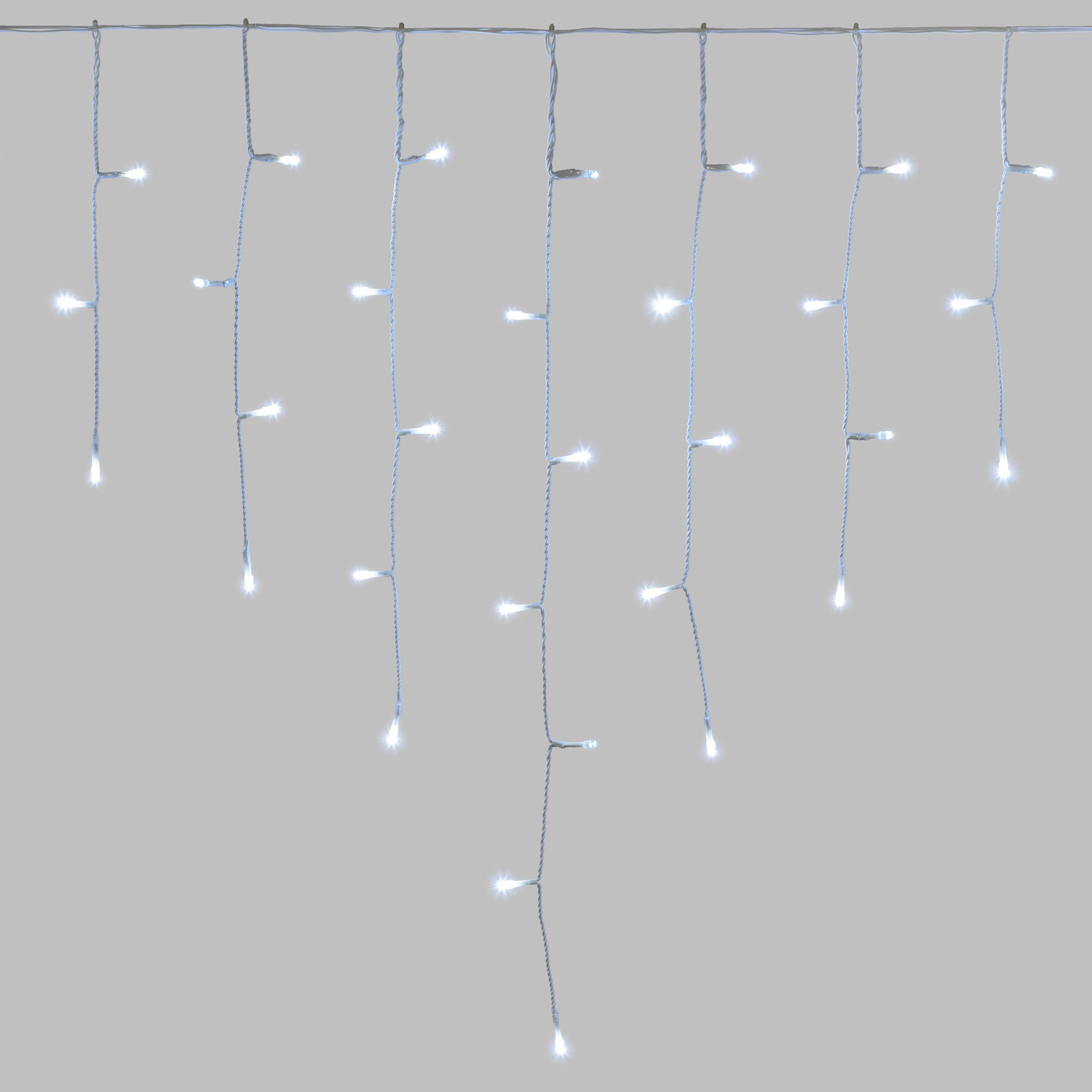Eisregen-Lichterkette 4,2 x h 0,7 m, 186 LEDs kaltweiß 7 Eisregen-Lichterkette 4,2 x h 0,7 m, 186 LEDs kaltweiß 7