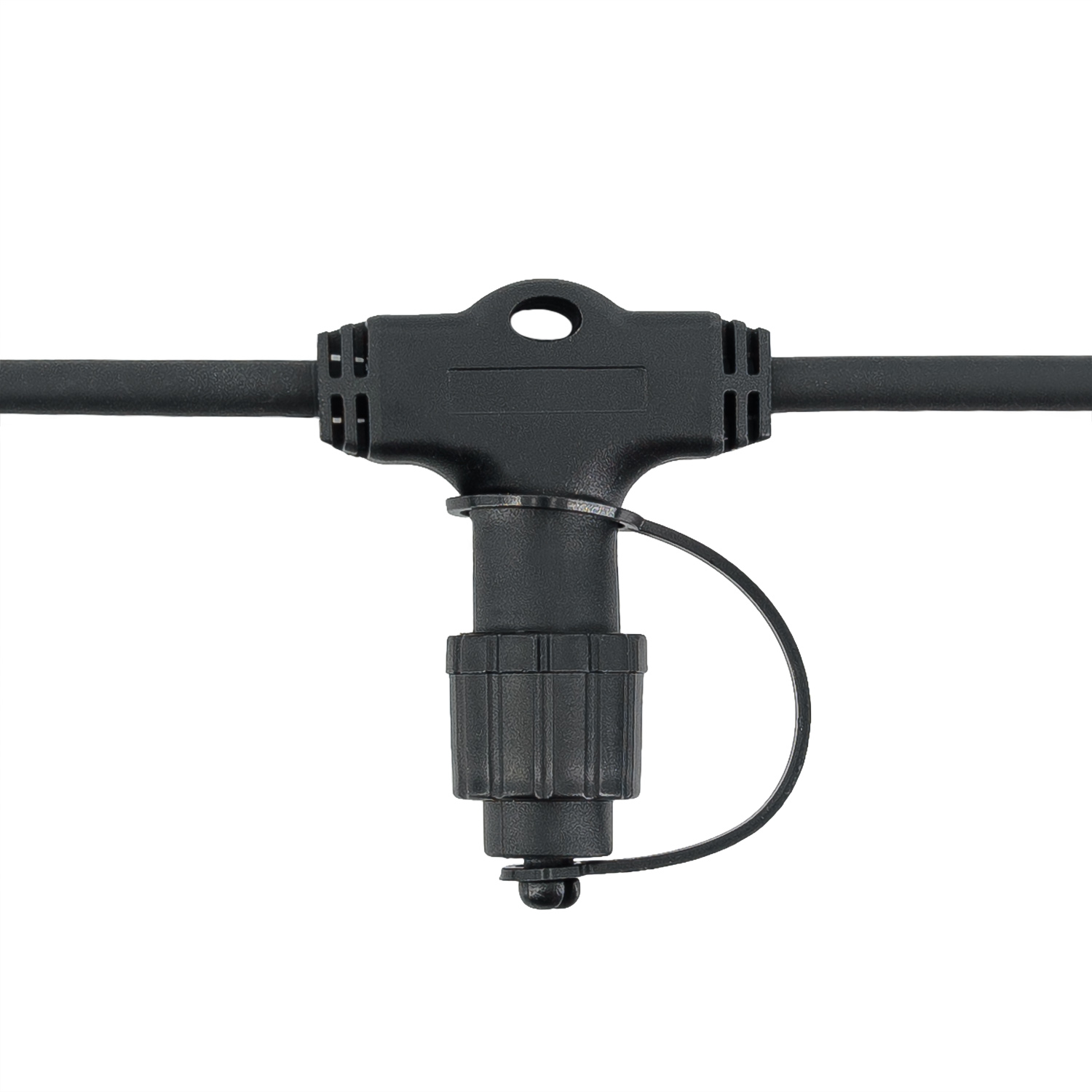 Multiconector PML, 2 salidas, 0,4 m, cable negro, IP67 2