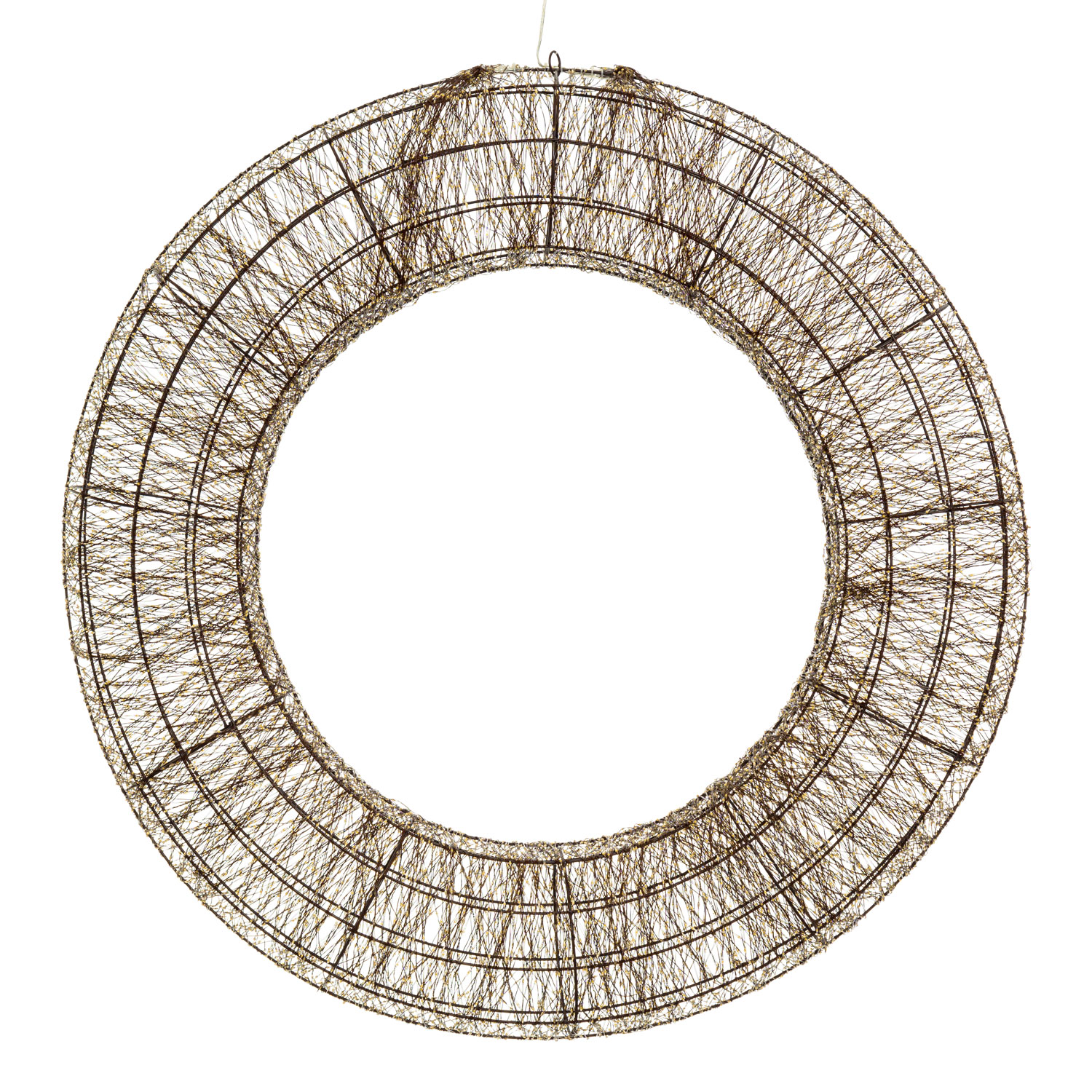 Corona 3D, Ø 110 cm, 15000 Micro led bianco caldo e bianco freddo, uso interno 4 Corona 3D, Ø 110 cm, 15000 Micro led bianco caldo e bianco freddo, uso interno 4