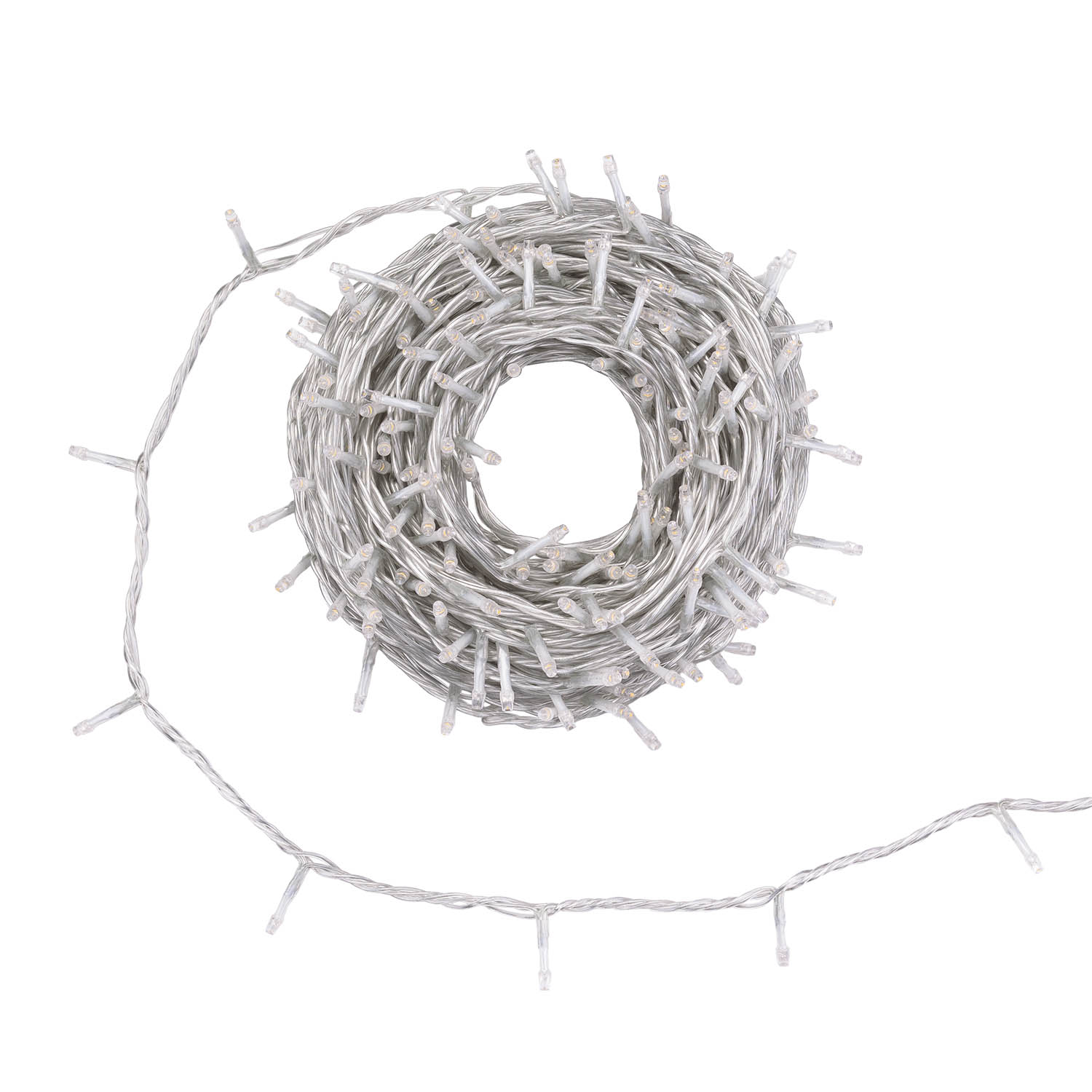 Guirlande Connect+ 25 m, 250 led blanc chaud, câble transparent, prolongeable 2 Guirlande Connect+ 25 m, 250 led blanc chaud, câble transparent, prolongeable 2