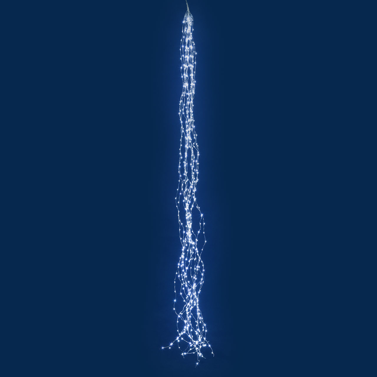 Cascade de lumière câble argenté, 600 microled blanc froid 3 Cascade de lumière câble argenté, 600 microled blanc froid 3