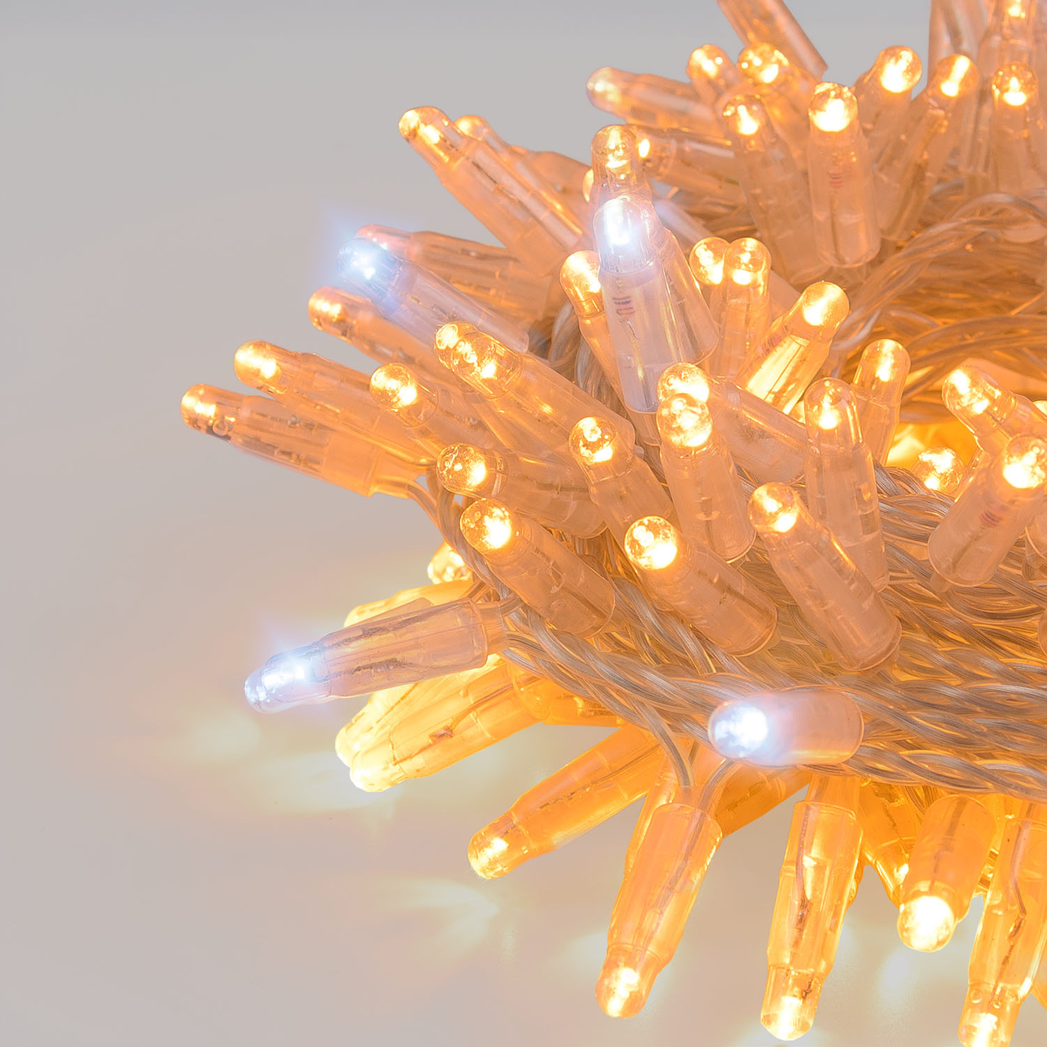 2,5m Connect ProLine 36V Cluster Lights, 120 warm white maxiLEDs, transparent cable 7 2,5m Connect ProLine 36V Cluster Lights, 120 warm white maxiLEDs, transparent cable 7