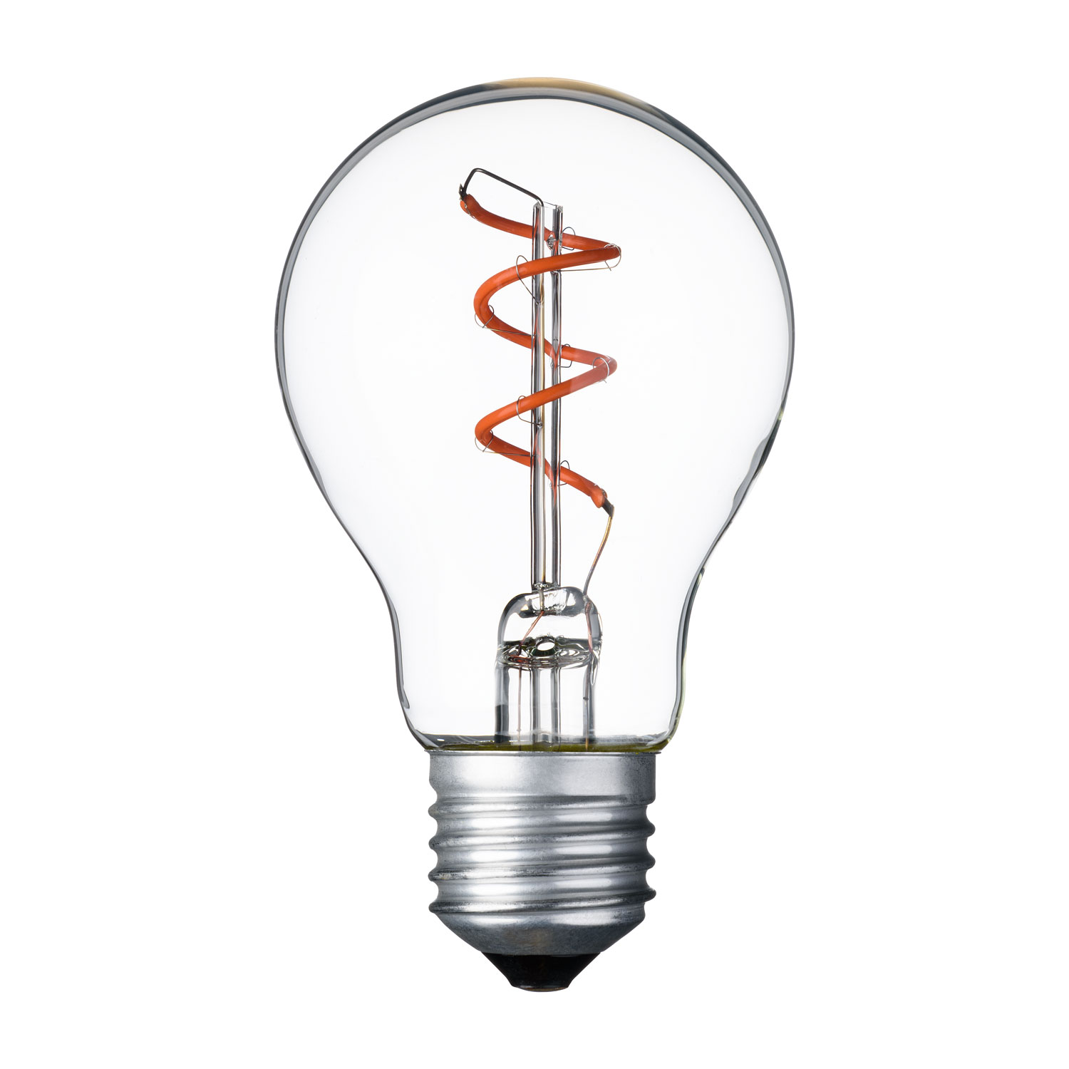Serie VINTAGE LED 36V, Lampadina a goccia Ø 60 mm in vetro, led a spirale, rosa 2 Serie VINTAGE LED 36V, Lampadina a goccia Ø 60 mm in vetro, led a spirale, rosa 2