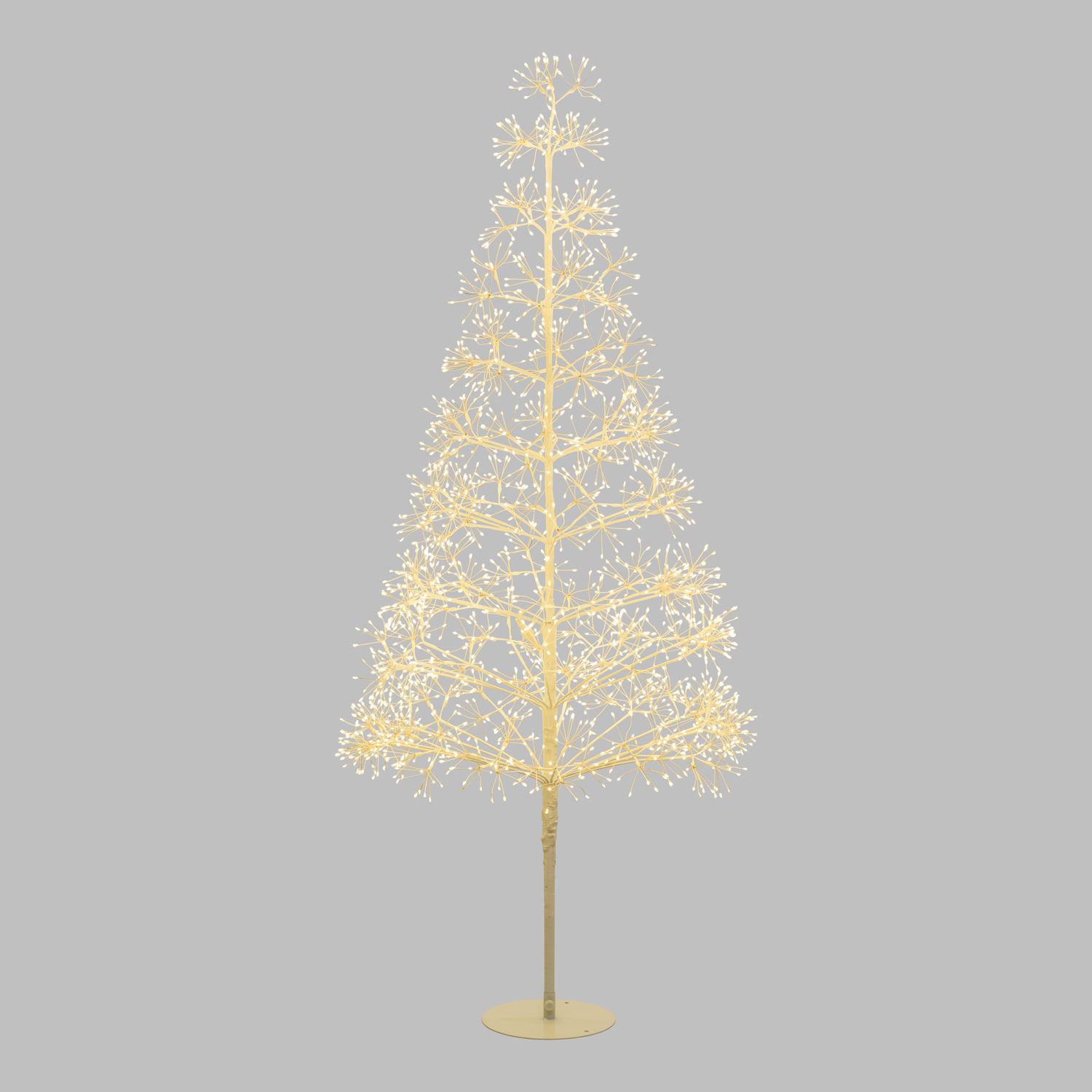 Weißer Baum RICCO, H 1,8 m, 2100 warmweiße Micro-LEDs, Innenbereich 7 Weißer Baum RICCO, H 1,8 m, 2100 warmweiße Micro-LEDs, Innenbereich 7