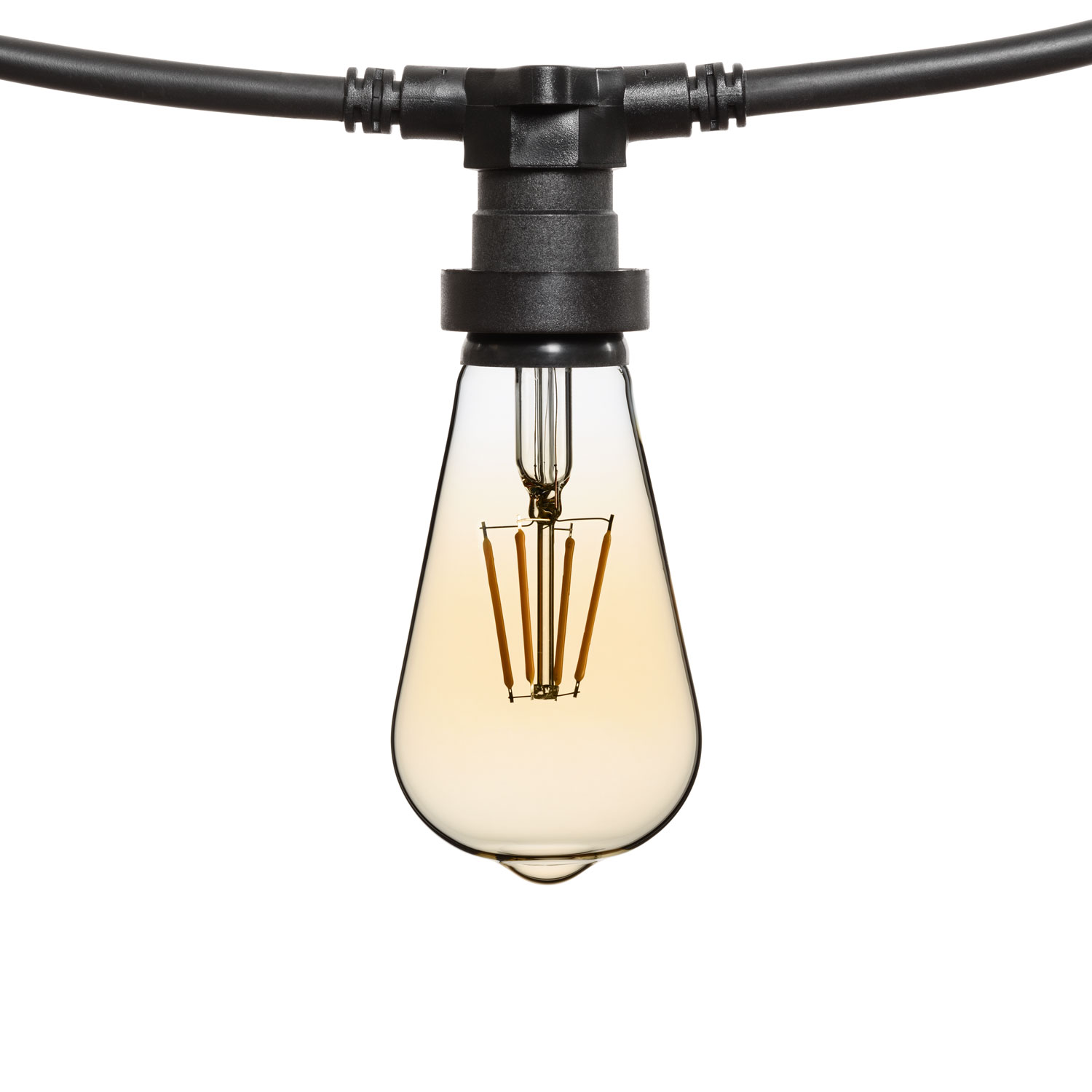 Guirnalda 5m con bombillas led de 4W Edison Ø 64mm 6 Guirnalda 5m con bombillas led de 4W Edison Ø 64mm 6