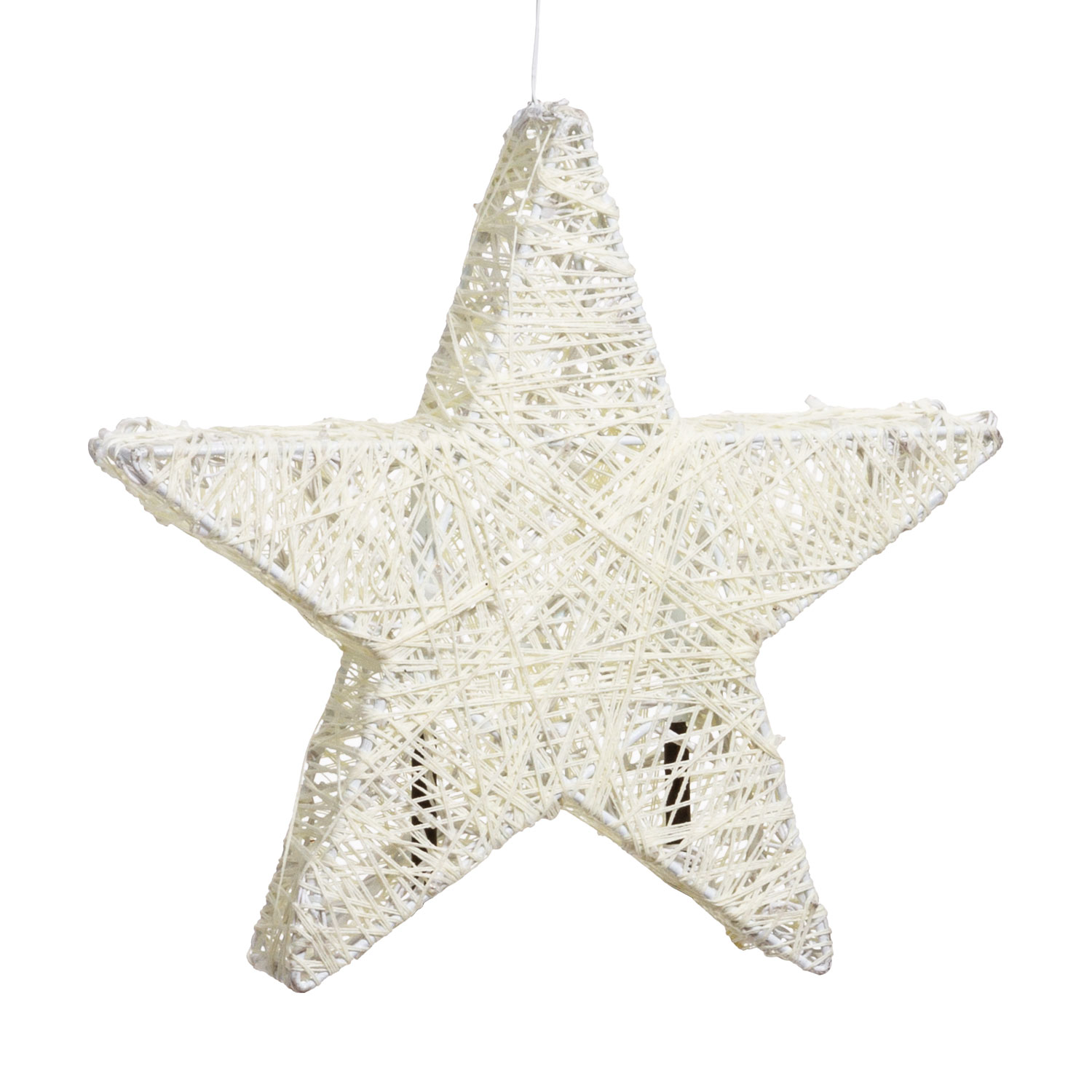 h 35 cm, 80 Traditional Warm White LEDs Cream & Brown Multipurpose Star 3D Lights 8 h 35 cm, 80 Traditional Warm White LEDs Cream & Brown Multipurpose Star 3D Lights 8