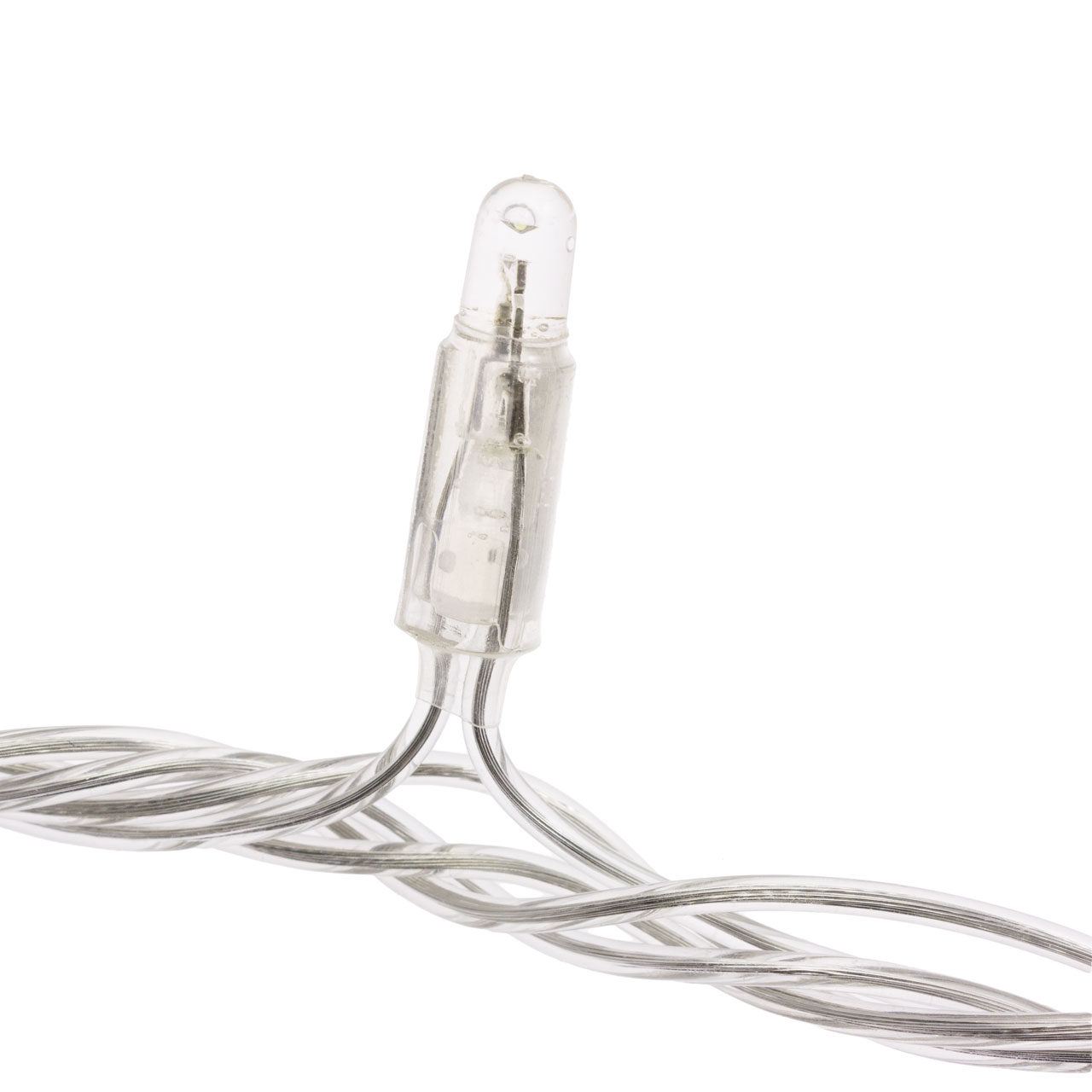 Lichtervorhang 1 x h 2 m, 96 Maxi LEDs kaltweiß, transparentes Kabel, erweiterbar 5 Lichtervorhang 1 x h 2 m, 96 Maxi LEDs kaltweiß, transparentes Kabel, erweiterbar 5