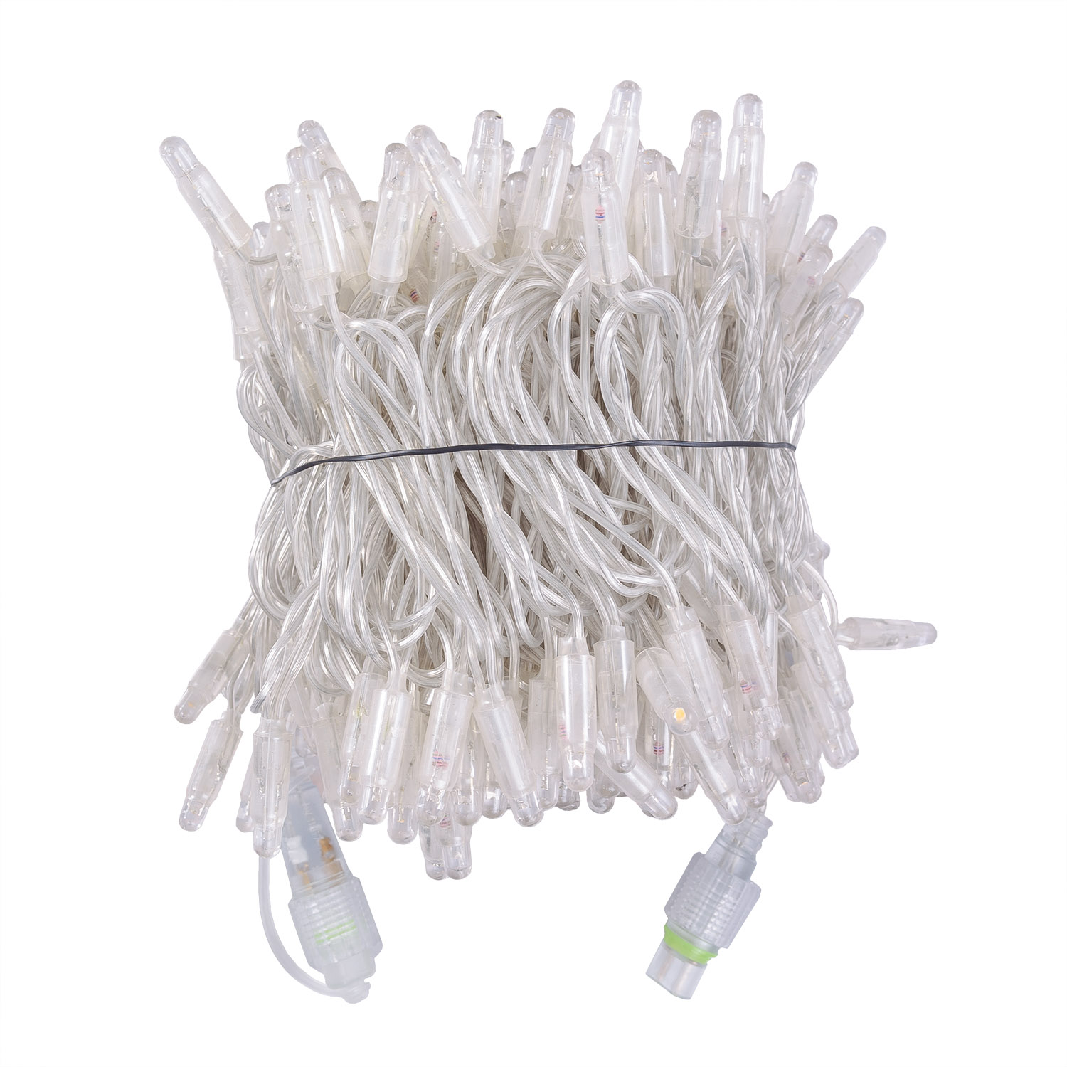 Guirlande Connect ProLine 36V, 25 m, 250 maxiled blanc chaud, câble transparent, prolongeable 5