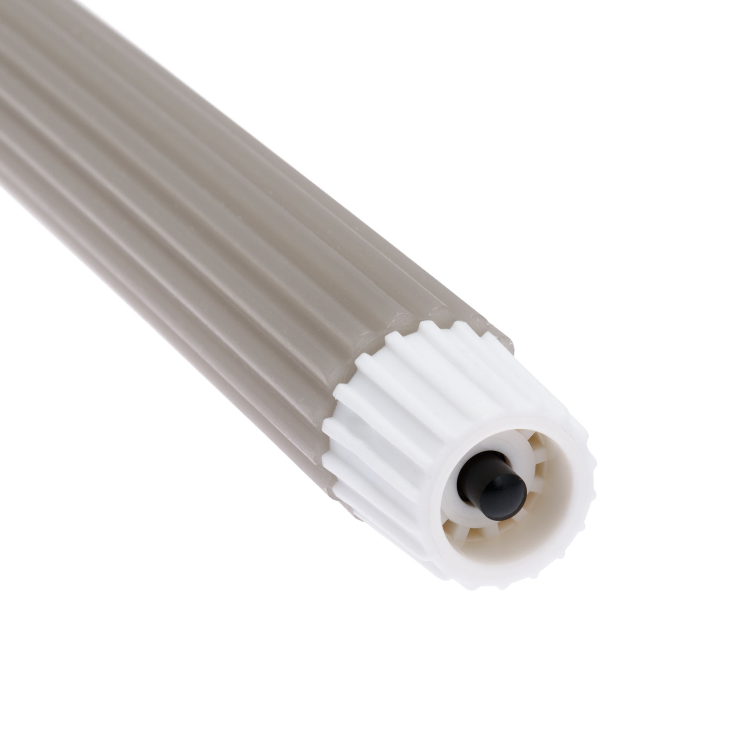 Set 2 Kerzenständer in Graubraun mit Rippenstruktur aus Wachs, 3D-Flamme mit Docht 4 Set 2 Kerzenständer in Graubraun mit Rippenstruktur aus Wachs, 3D-Flamme mit Docht 4