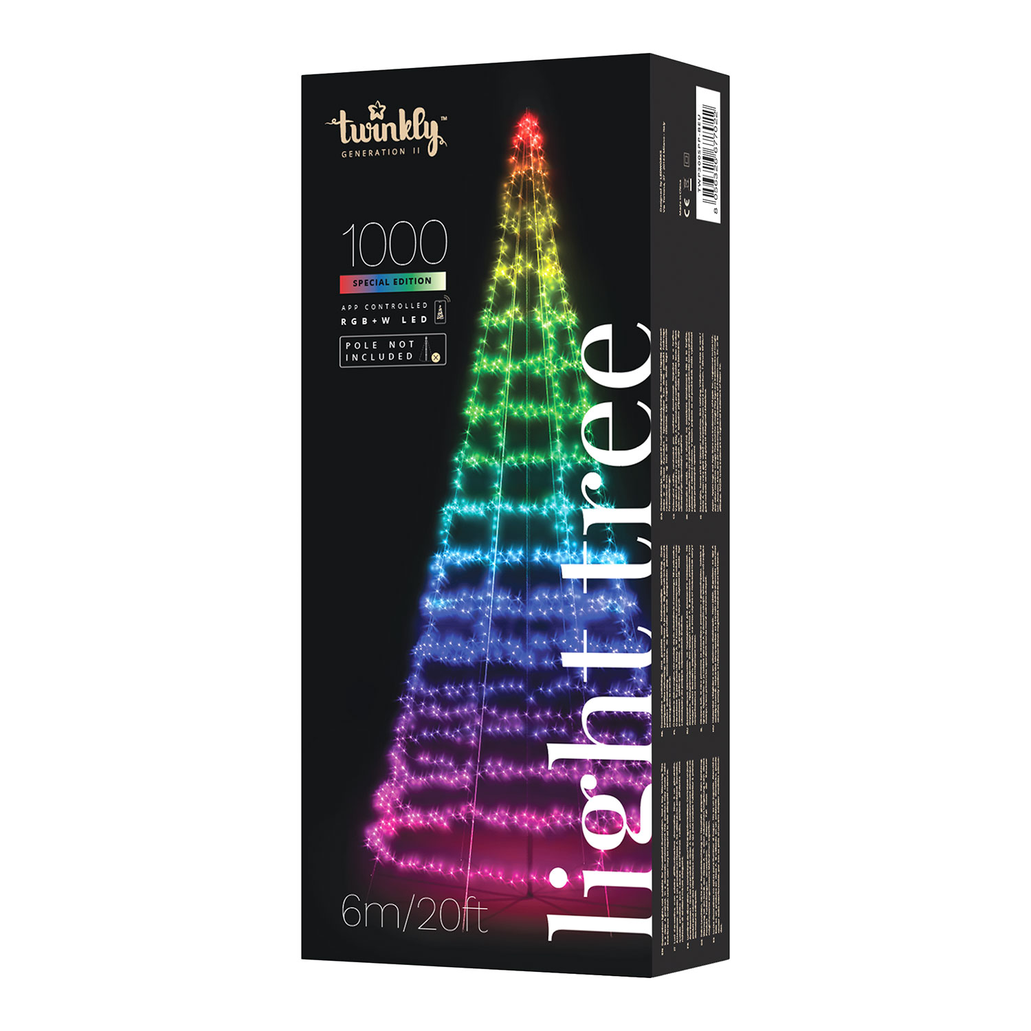 Twinkly Light Tree, 1000 LEDs, RGB Warmweiß, h 6 m 1 Twinkly Light Tree, 1000 LEDs, RGB Warmweiß, h 6 m 1
