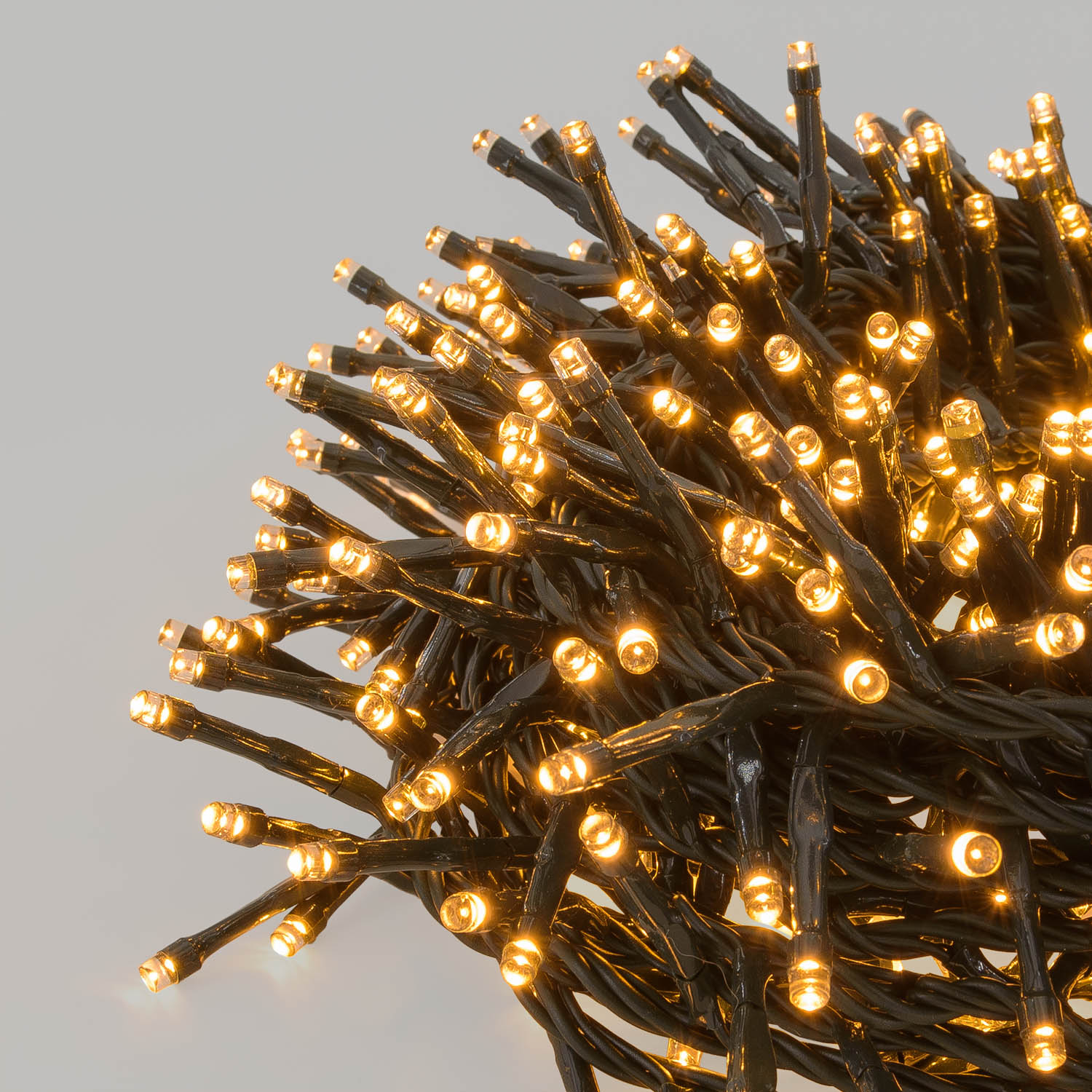 Catena Nastro di luci Connect+ 12 m, 600 led bianco caldo, cavo verde, prolungabile 2 Catena Nastro di luci Connect+ 12 m, 600 led bianco caldo, cavo verde, prolungabile 2