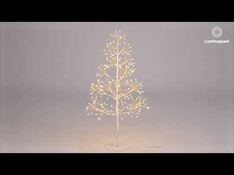 Weißer Tannenbaum RICCO, H 60 cm, 250 Micro-LEDs warmweiß, für Innenbereich 2