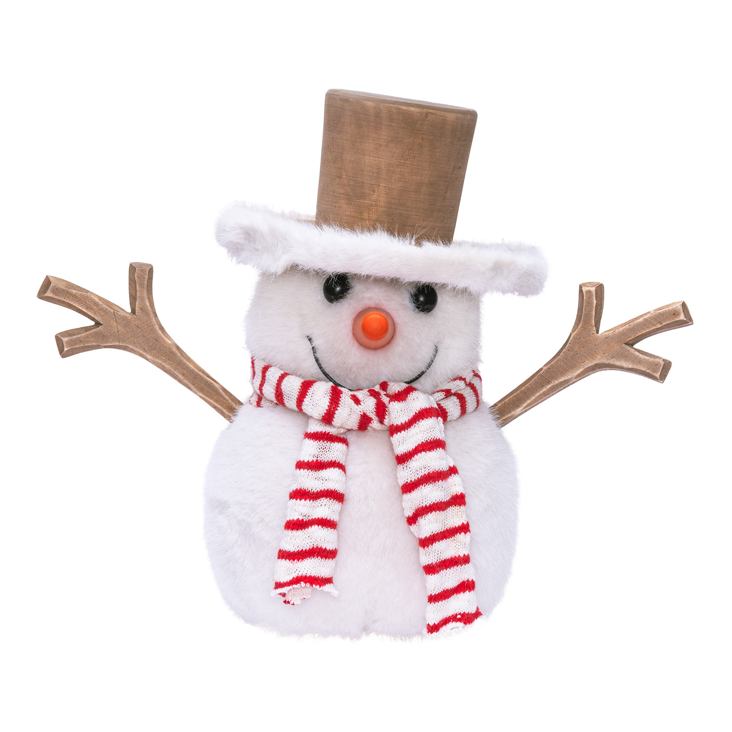 SnowPazzo luminoso 3D in legno, h 30 cm, Dual Color MicroLED bianco caldo e bianco freddo, uso interno 2