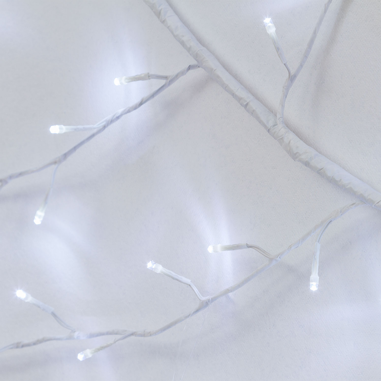 Branche blanche h 3 m, 288 led blanc froid 14 Branche blanche h 3 m, 288 led blanc froid 14