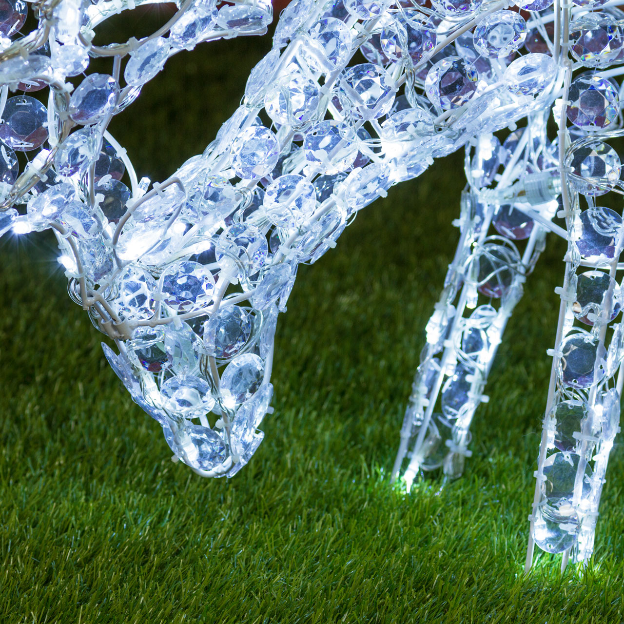 Renne qui broute l'herbe, h. 50 cm, LED blanc froid 3 Renne qui broute l'herbe, h. 50 cm, LED blanc froid 3