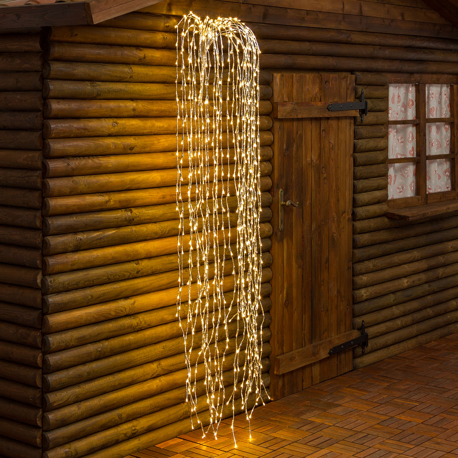 Ramo di salice luminoso argento, 736 led bianco caldo 2 Ramo di salice luminoso argento, 736 led bianco caldo 2