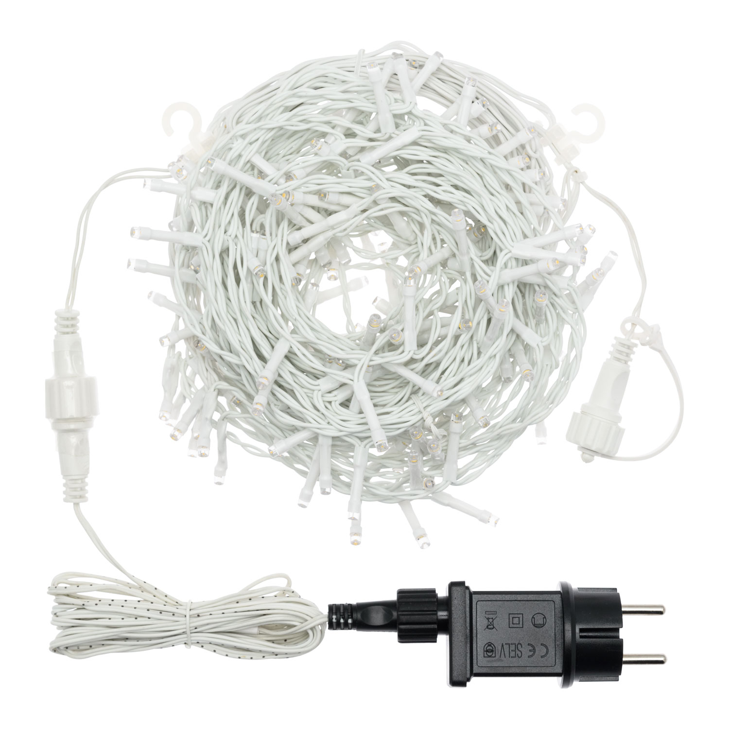 Lichtervorhang, 3,2 x h 1 m, 200 LEDs warmweiß 3 Lichtervorhang, 3,2 x h 1 m, 200 LEDs warmweiß 3