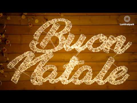 Scritta Buon Natale 3D, 135 x h 75 cm, 6500 microled bianco caldo e freddo, uso esterno 2 Scritta Buon Natale 3D, 135 x h 75 cm, 6500 microled bianco caldo e freddo, uso esterno 2