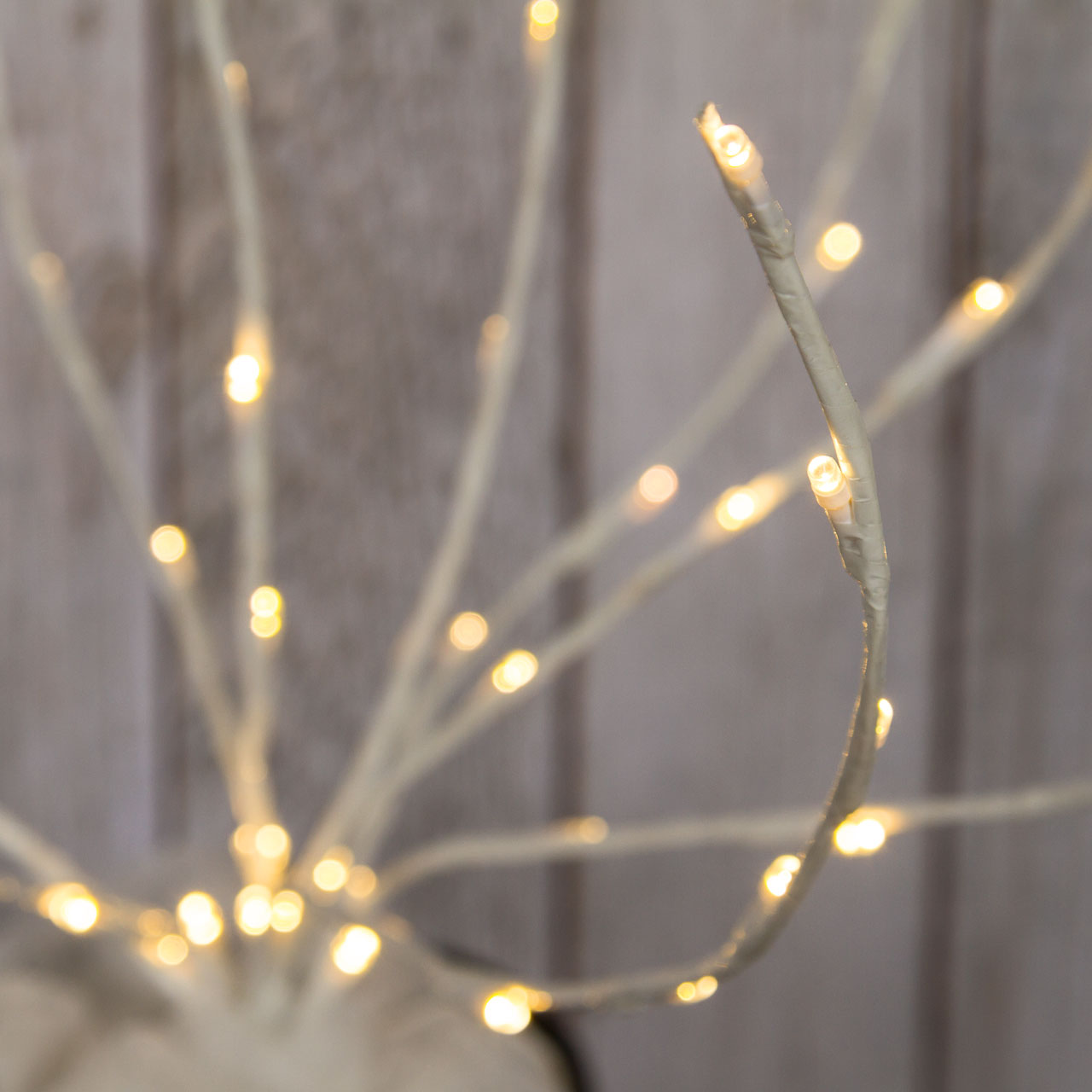 Branche blanche, h. 75 cm, led blanc chaud 13 Branche blanche, h. 75 cm, led blanc chaud 13