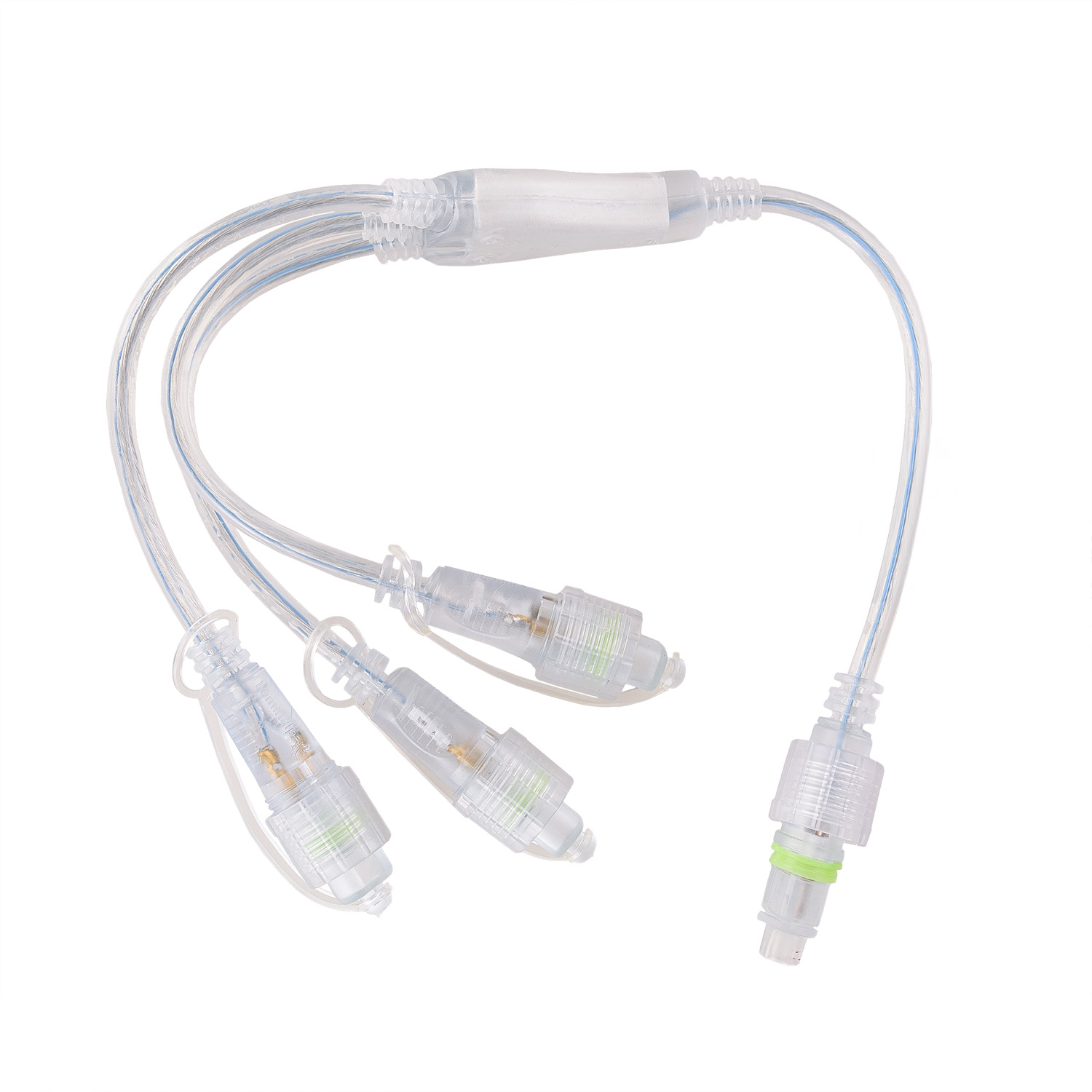 Connect ProLine 36V Rigid Multi-connector, 3 way, transparent cable