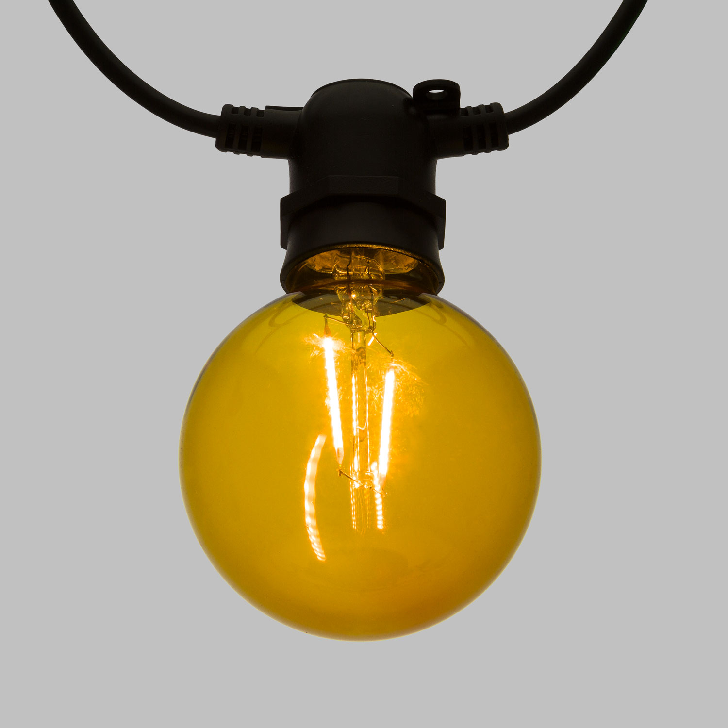 Catena Party 8 m, 10 lampadine globo colorate Ø 80 mm, led bianco caldo, prolungabile 7 Catena Party 8 m, 10 lampadine globo colorate Ø 80 mm, led bianco caldo, prolungabile 7