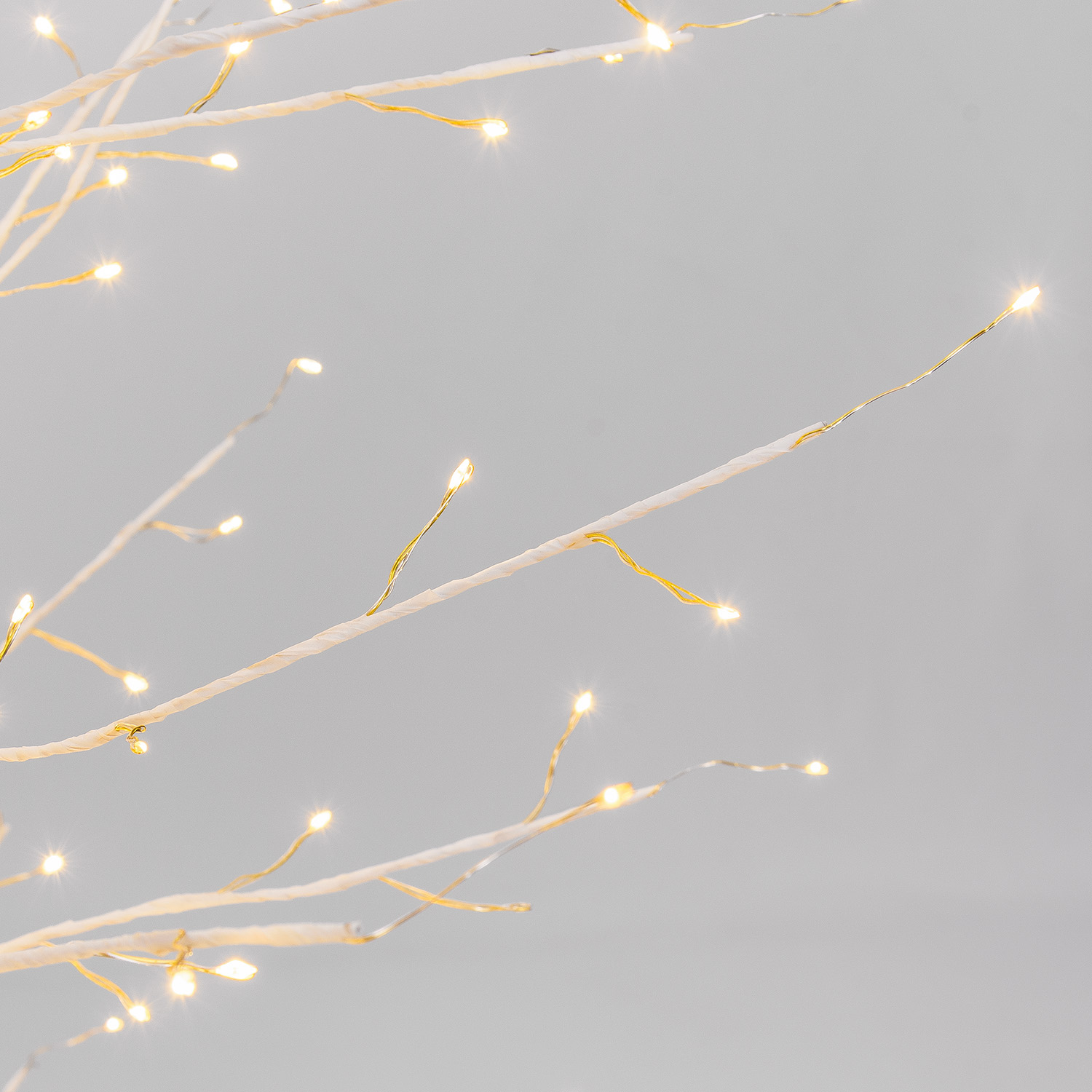 Rama Árbol luminoso Tilo blanco h 1,5 m, 640 microled blanco cálido, uso interior 6