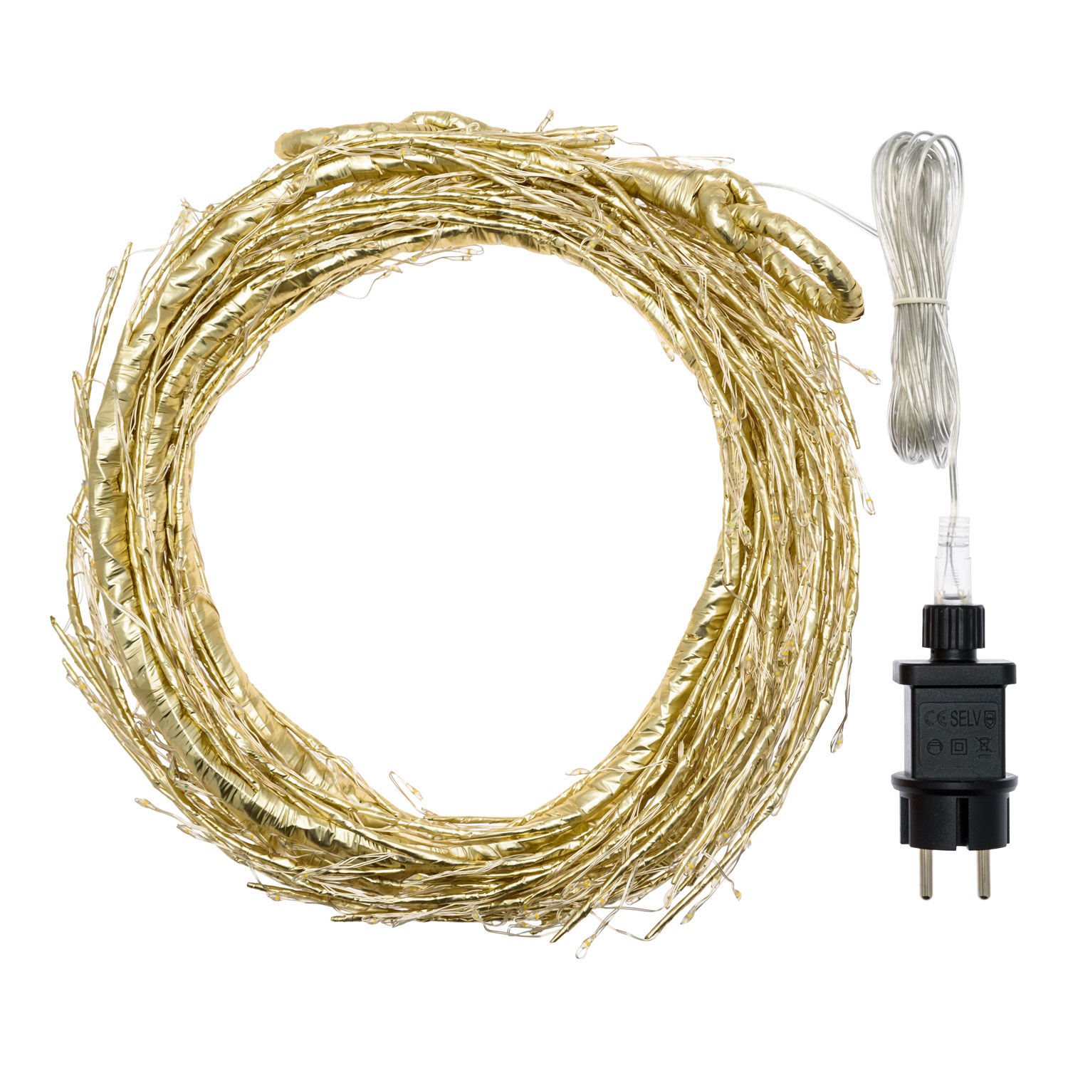 Rama Tilo champagne 3 m, 504 microled blanco cálido y blanco frío, cable metal plata, uso interior 4 Rama Tilo champagne 3 m, 504 microled blanco cálido y blanco frío, cable metal plata, uso interior 4