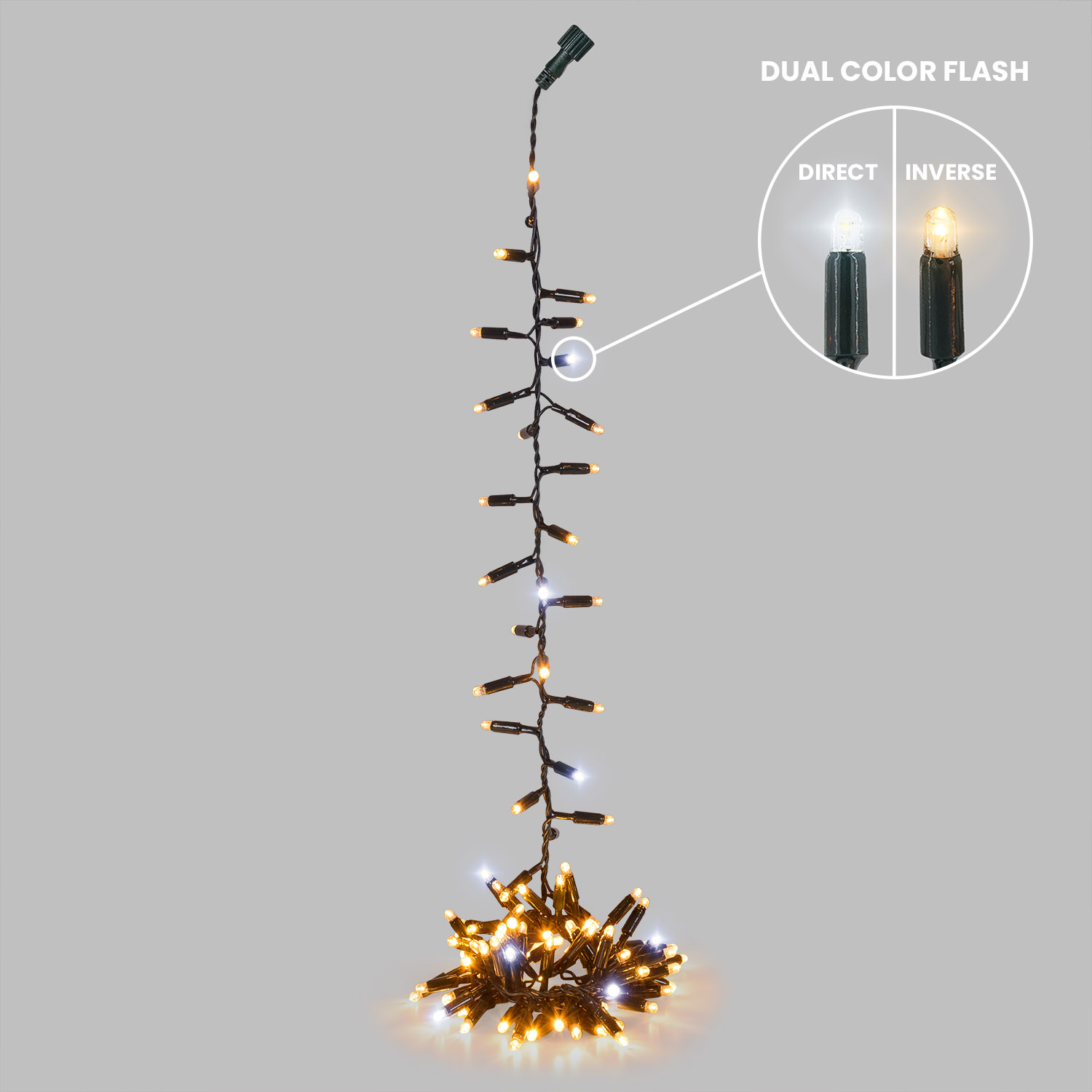 2 m Connect ProLine 36V Cluster Pendant, 100 warm white maxiled, green cable