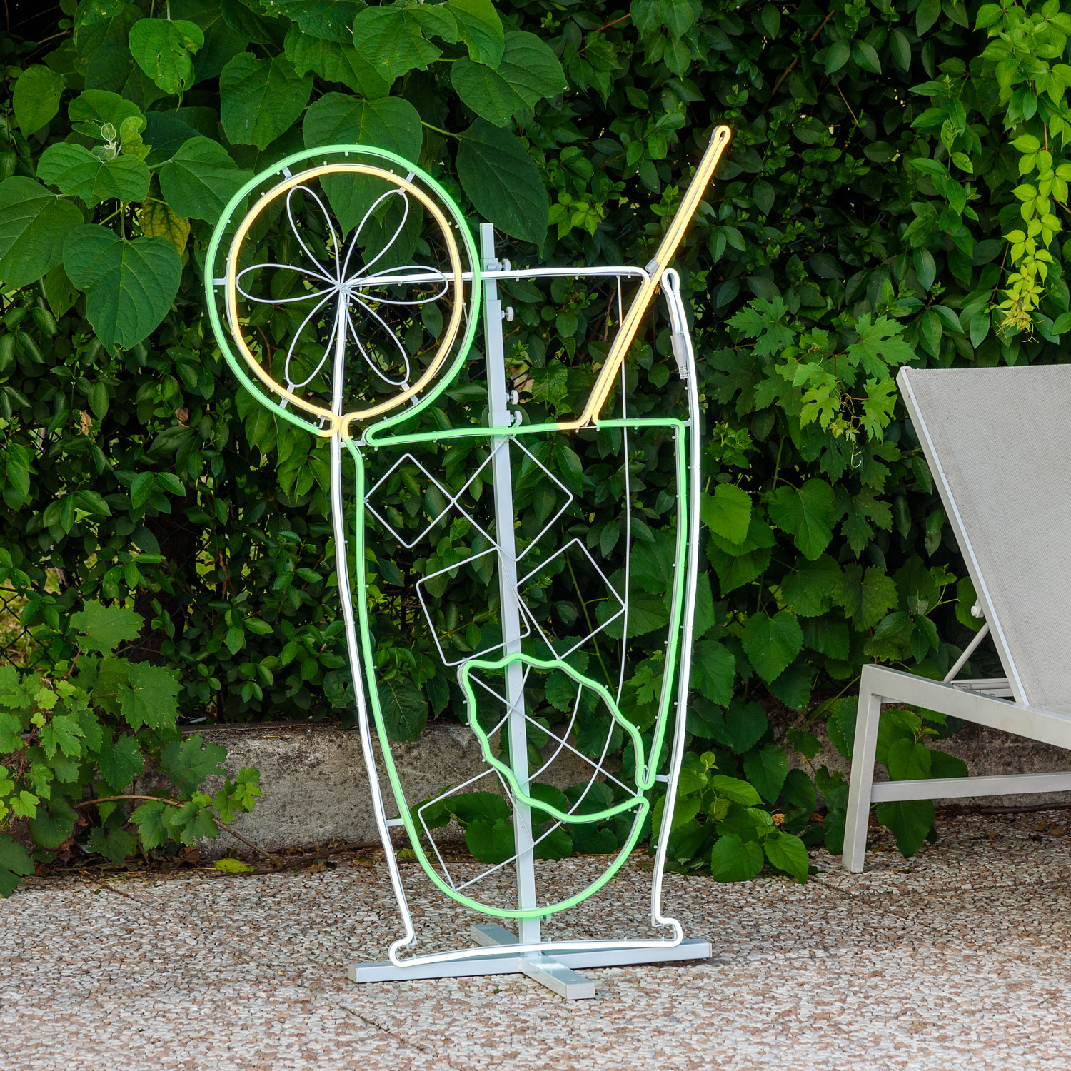 Cocktail Mojito in tubo effetto neon, led bianco freddo e caldo 1 Cocktail Mojito in tubo effetto neon, led bianco freddo e caldo 1