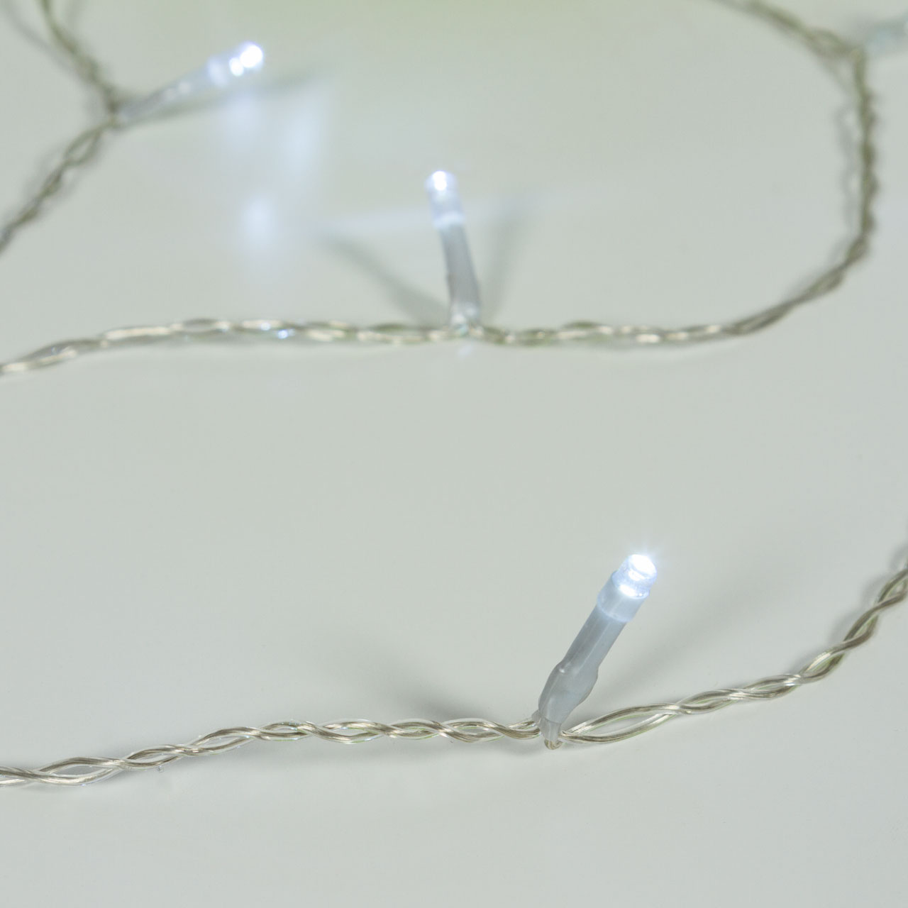 Lichterkette 90 cm, 10 LEDs kaltweiß 2 Lichterkette 90 cm, 10 LEDs kaltweiß 2