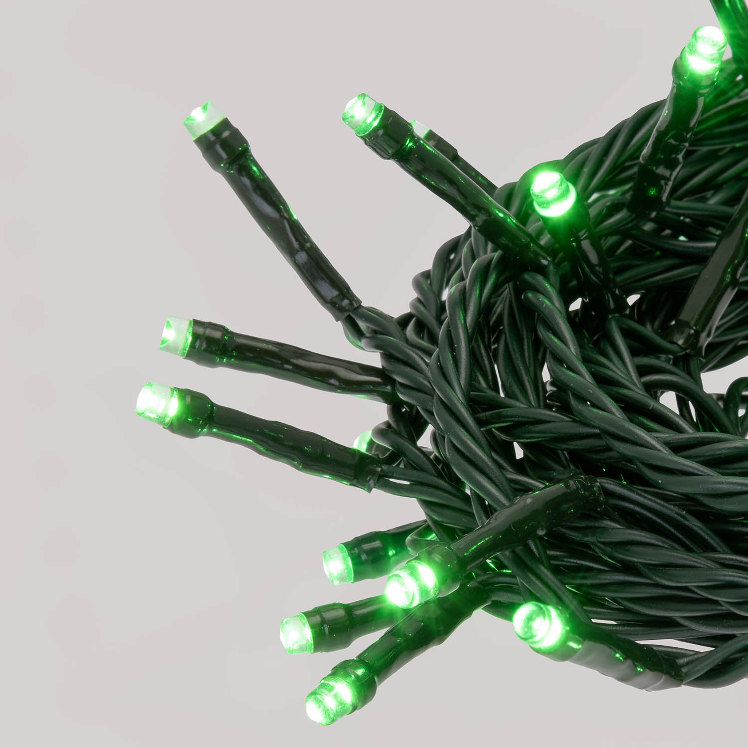 Guirlande Connect+ 8 m, 80 led verts, câble vert, prolongeable 5 Guirlande Connect+ 8 m, 80 led verts, câble vert, prolongeable 5