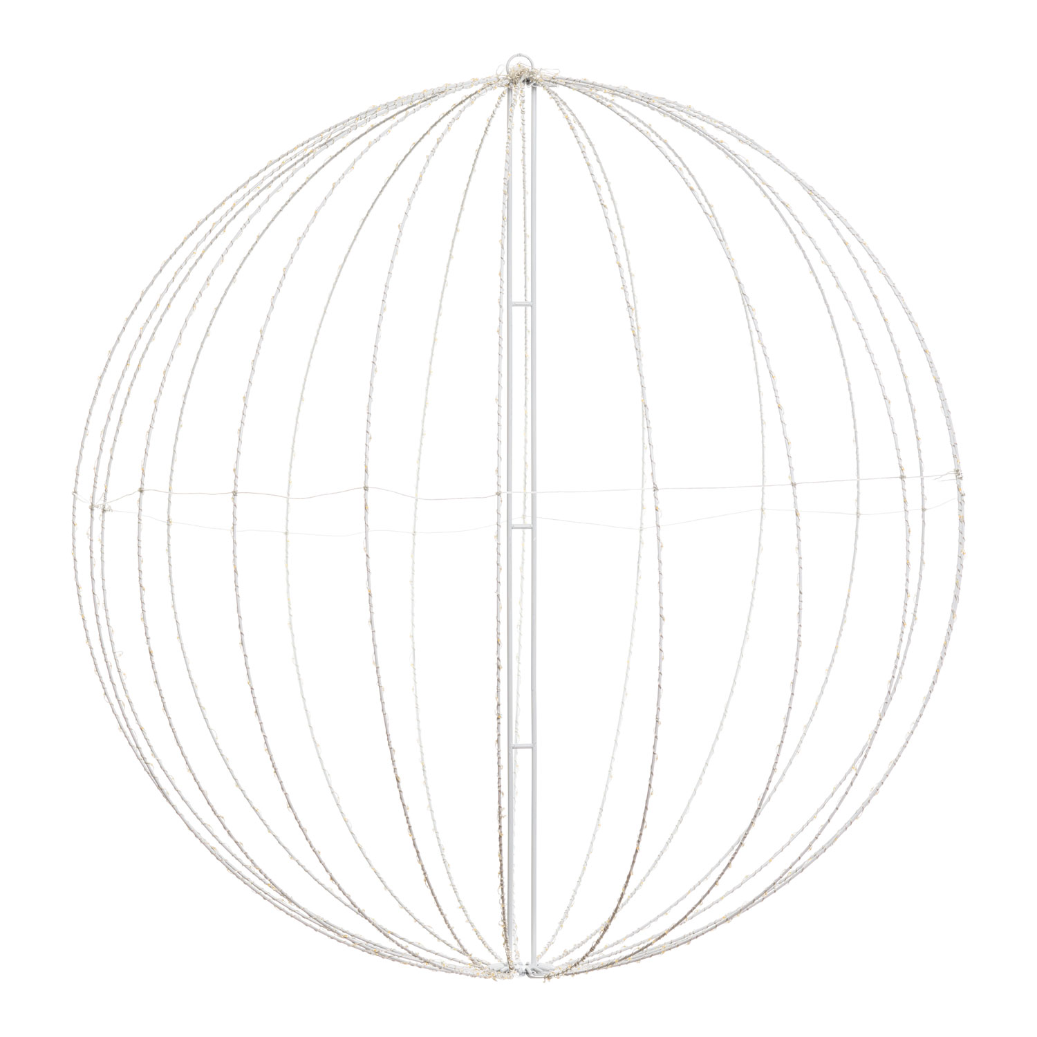 Esfera blanca 3D plegable, Ø 94 cm, microled blanco cálido y frío, uso interior 5 Esfera blanca 3D plegable, Ø 94 cm, microled blanco cálido y frío, uso interior 5