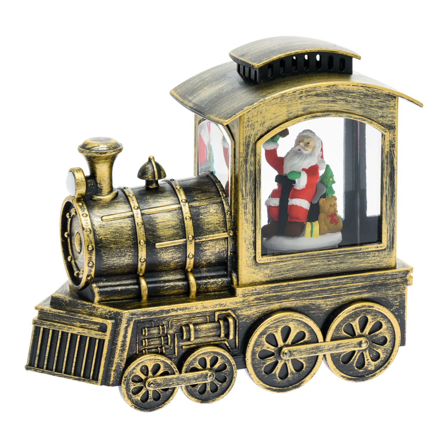 Locomotiva Trenino con glitter scintillante nell'acqua a batteria 6 Locomotiva Trenino con glitter scintillante nell'acqua a batteria 6