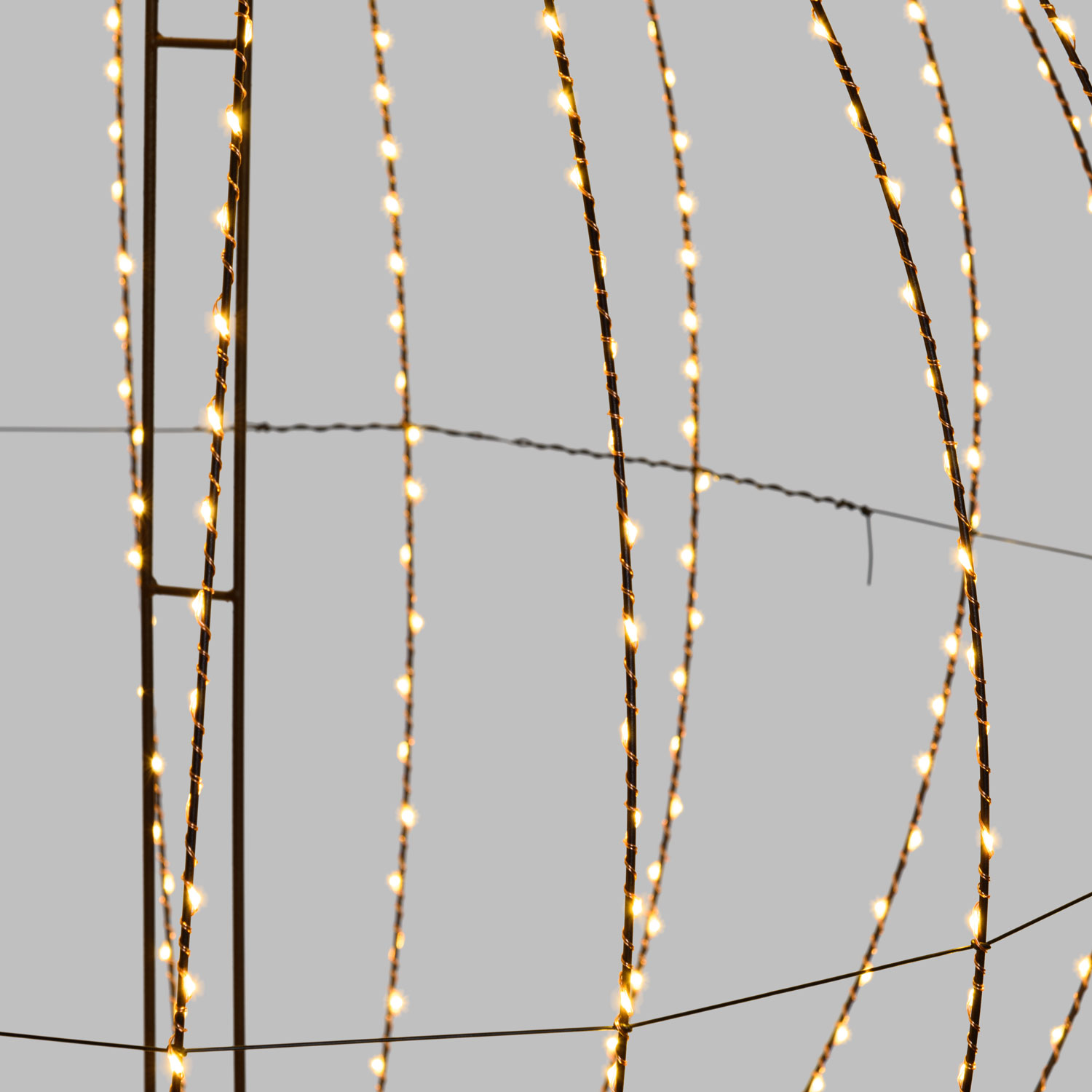 Sphère marron pliable en 3D, Ø 94 cm, 920 microled haute densité blanc chaud, utilisation en intérieur 6 Sphère marron pliable en 3D, Ø 94 cm, 920 microled haute densité blanc chaud, utilisation en intérieur 6